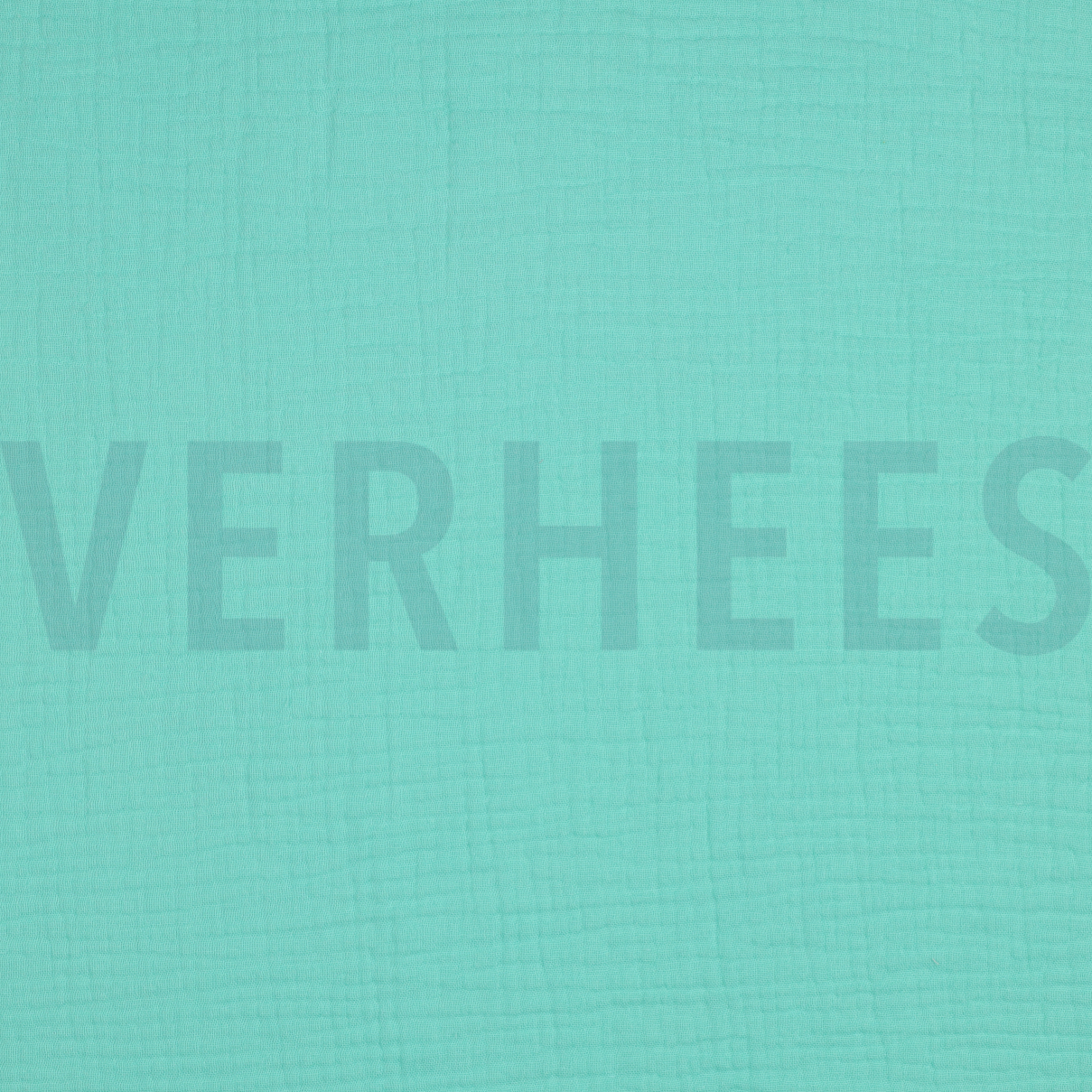 DOUBLE GAZE DE COTON GOTS VERT MENTHE POIVRÉE (high resolution)