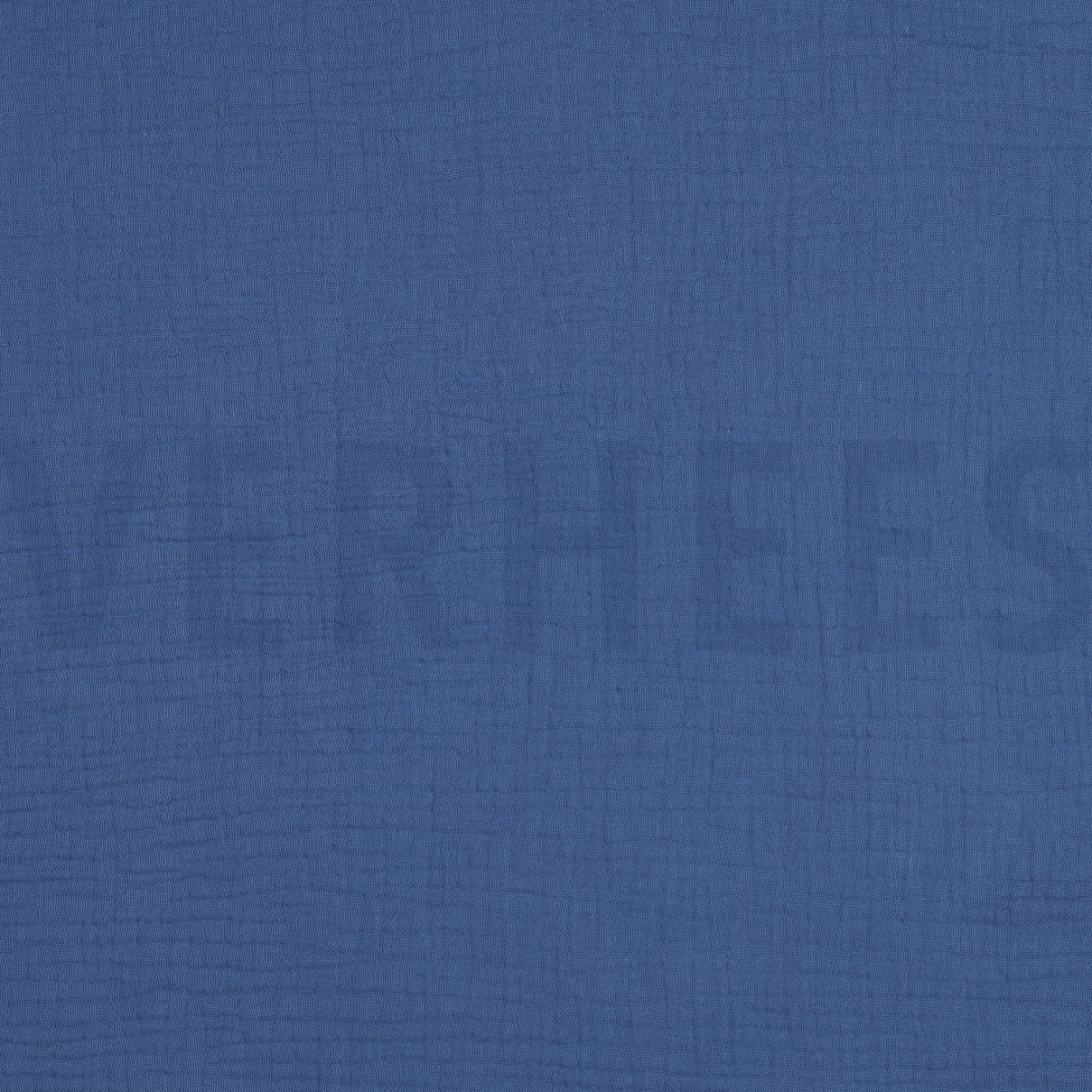 DOUBLE GAZE DE COTON GOTS BLEU NUIT (high resolution)