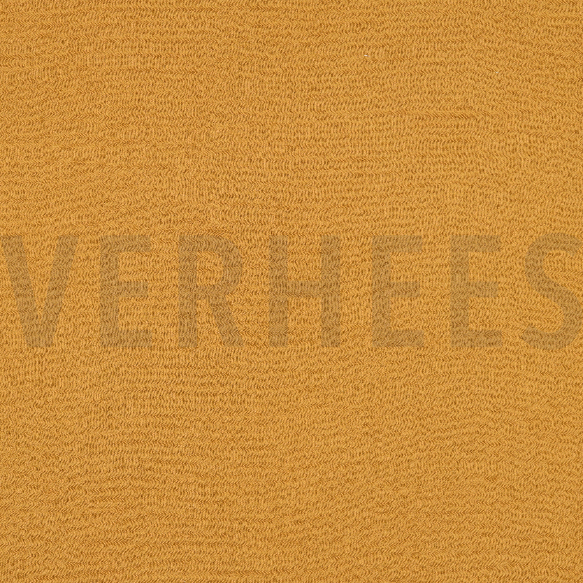 DOUBLE GAZE DE COTON GOTS OCRE FONCÉ (high resolution)