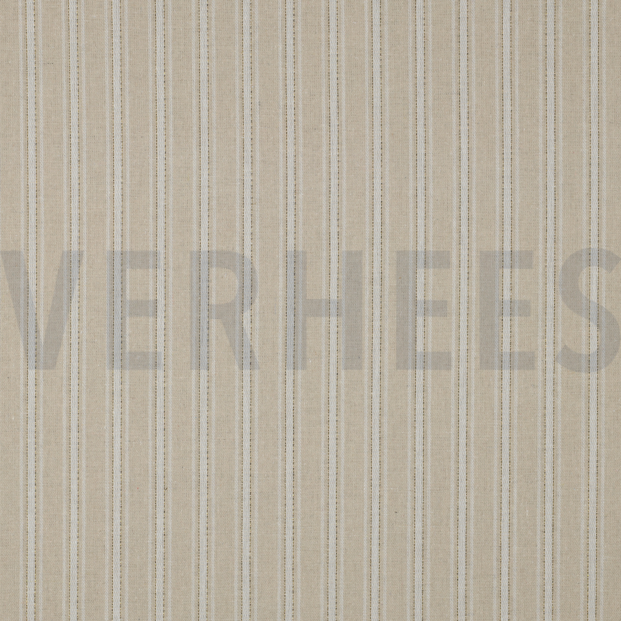 LEINEN VISKOSE LUREX STREIFEN ECRU (high resolution)