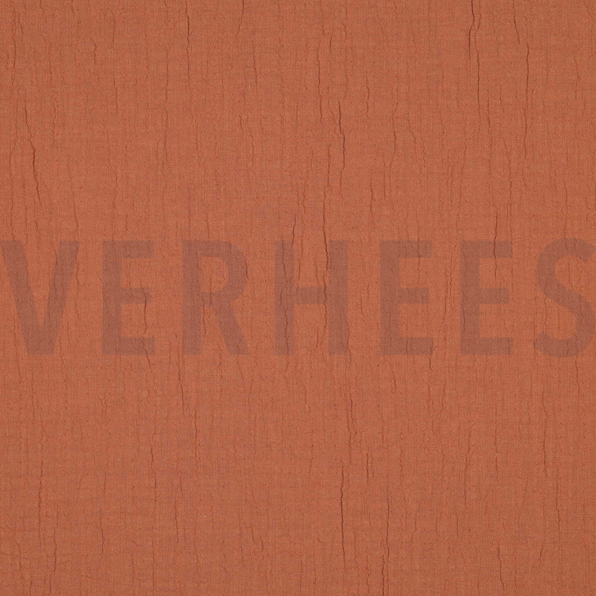 DOUBLE GAZE DE COTON SLUB ROUGE BRIQUE (high resolution)