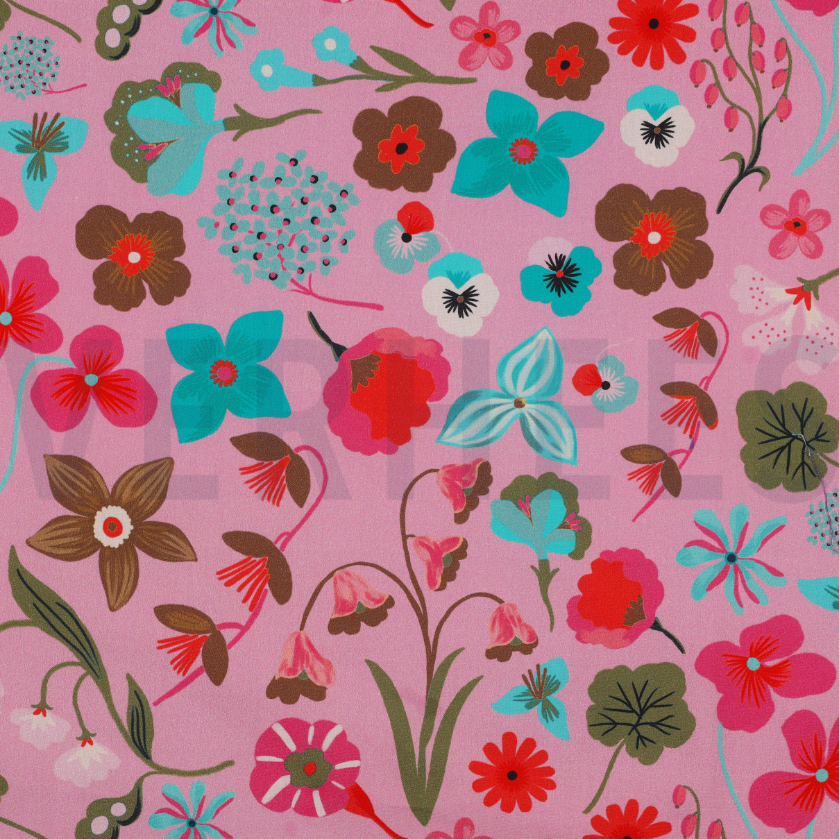 KATOENEN POPLIN DIGITAAL WEIDEBLOEM NERIDA HANSEN LICHTROZE (high resolution)