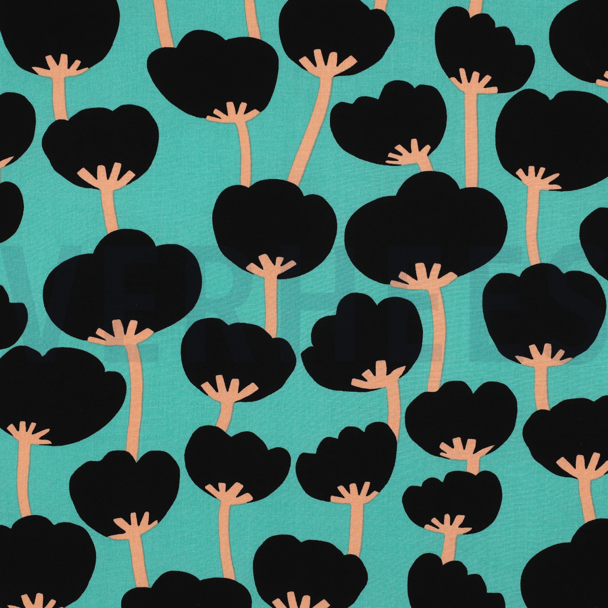 LENZING™ ECOVERO™ POPPIES NERIDA HANSEN ZEEBLAUW (high resolution)