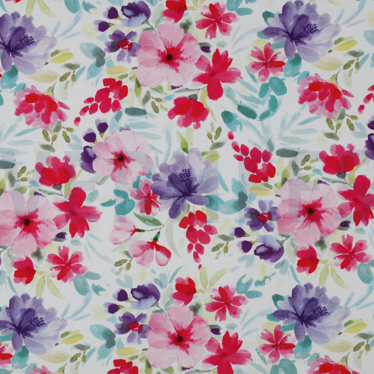 JERSEY DIGITAAL AQUAREL BLOEMEN WIT (high resolution)