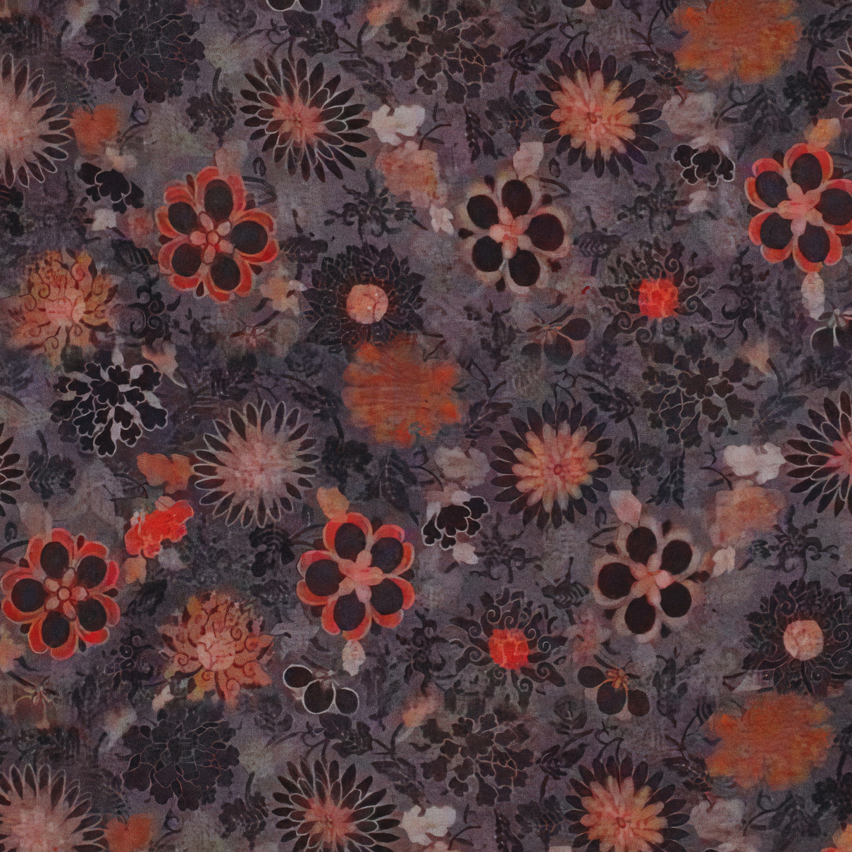 VISCOSE RADIANCE DIGITAL FLORAL VIOLET (high resolution)
