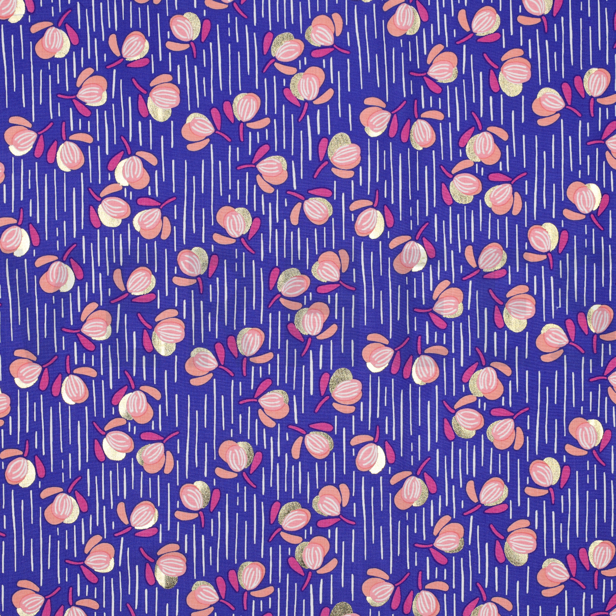 VISKOSE RADIANCE FOLIE BLUMEN KOBALTBLAU (high resolution)