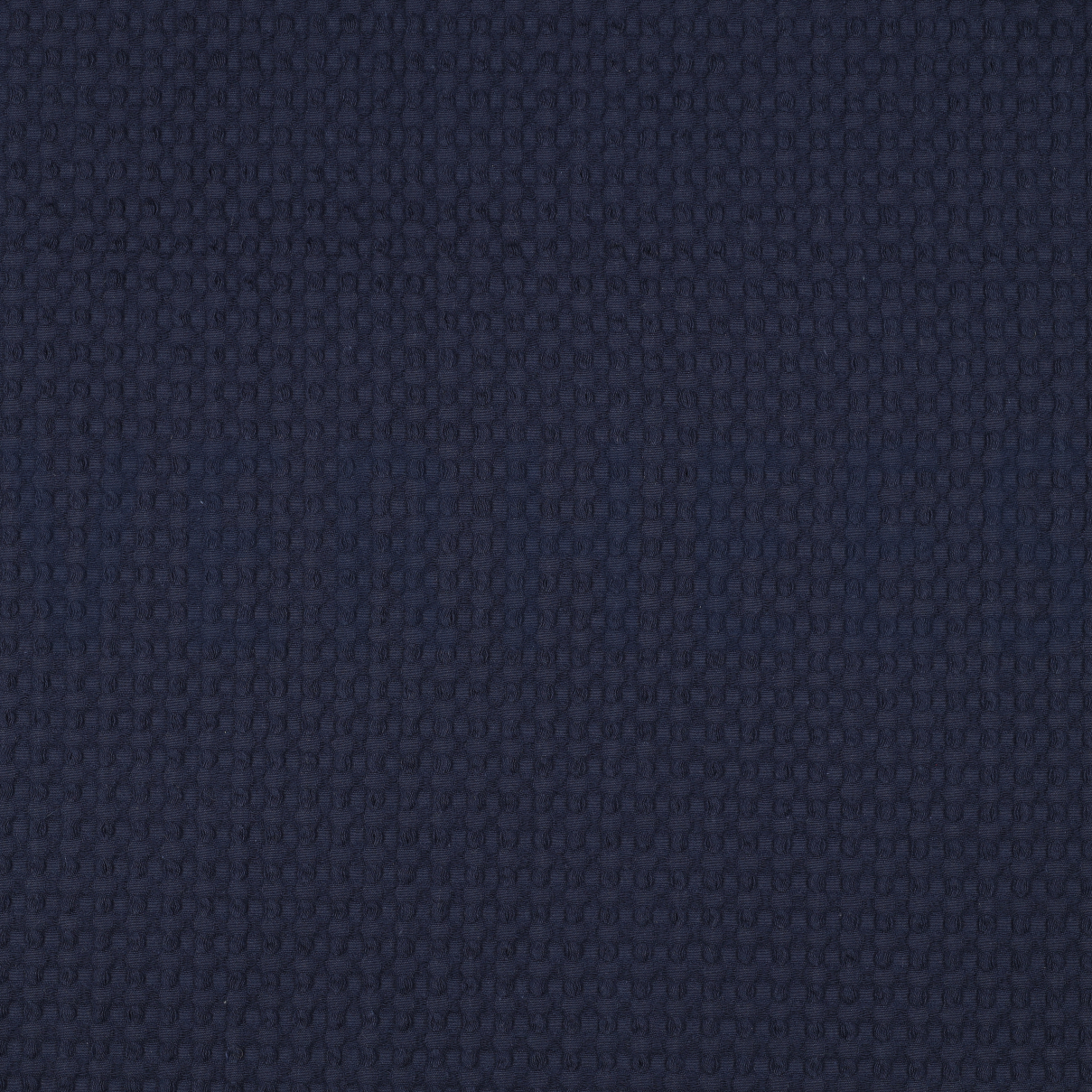 COTTON WAFFLE BIG NAVY (high resolution)