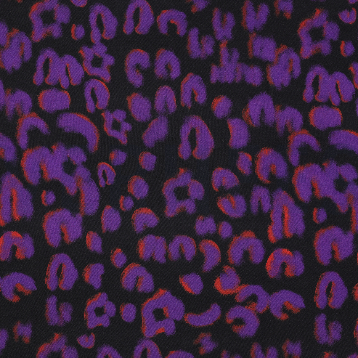 VISKOSE SATIN DIGITAL TIERHAUT SCHWARZ (high resolution)