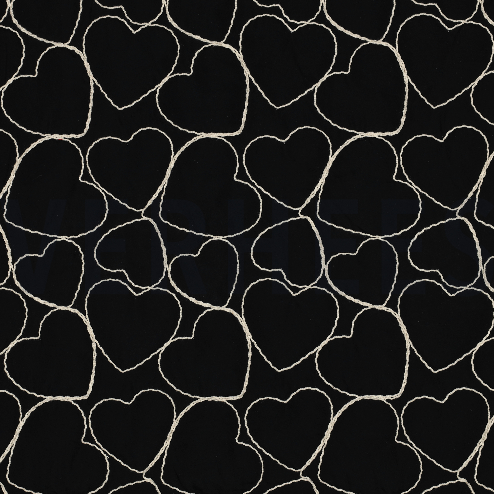 STEPPSTOFF STICKEREI HERZEN SCHWARZ (high resolution)