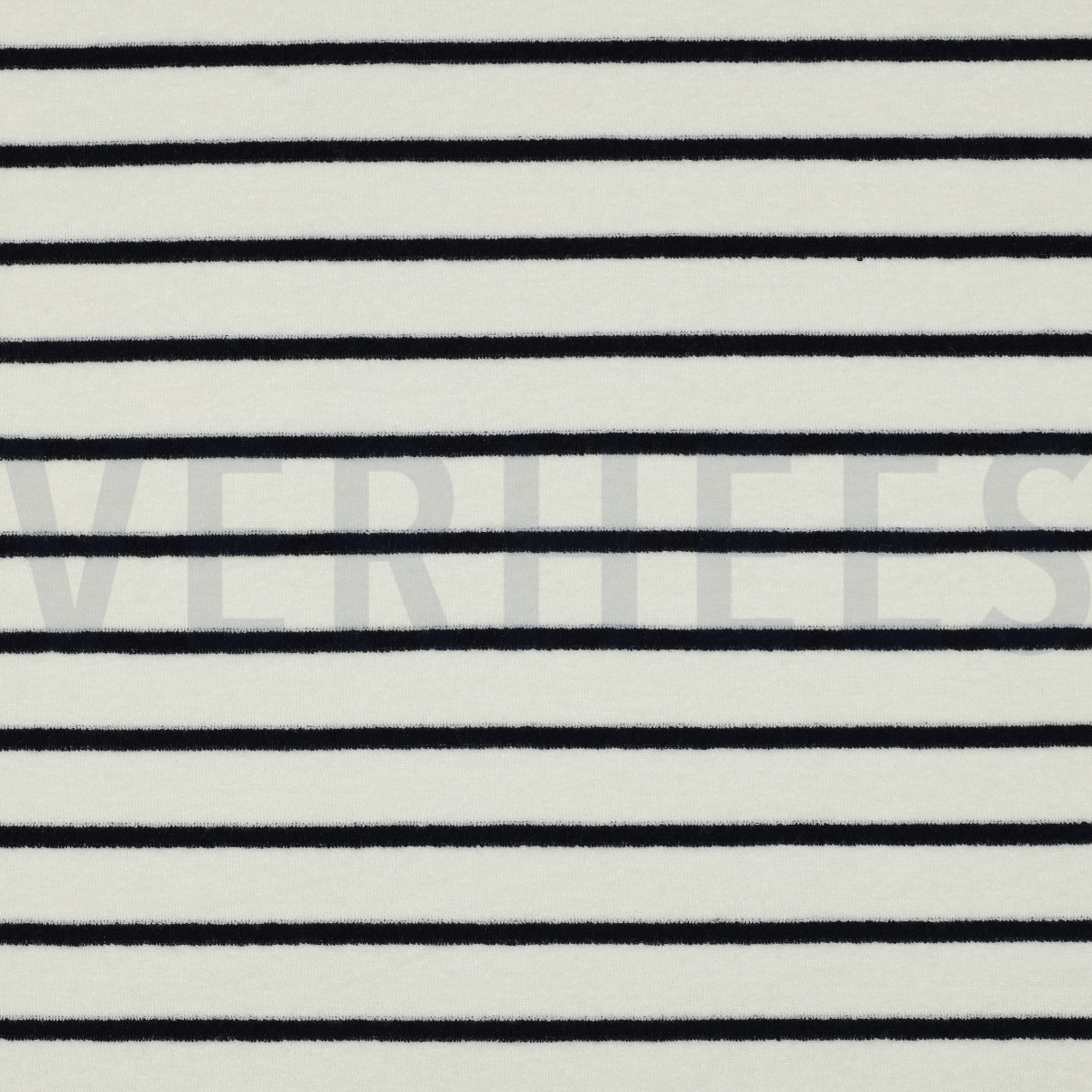 BAUMWOLLE FROTTEE GARNGEFÄRBT STREIFEN DUNKELBLAU (high resolution)