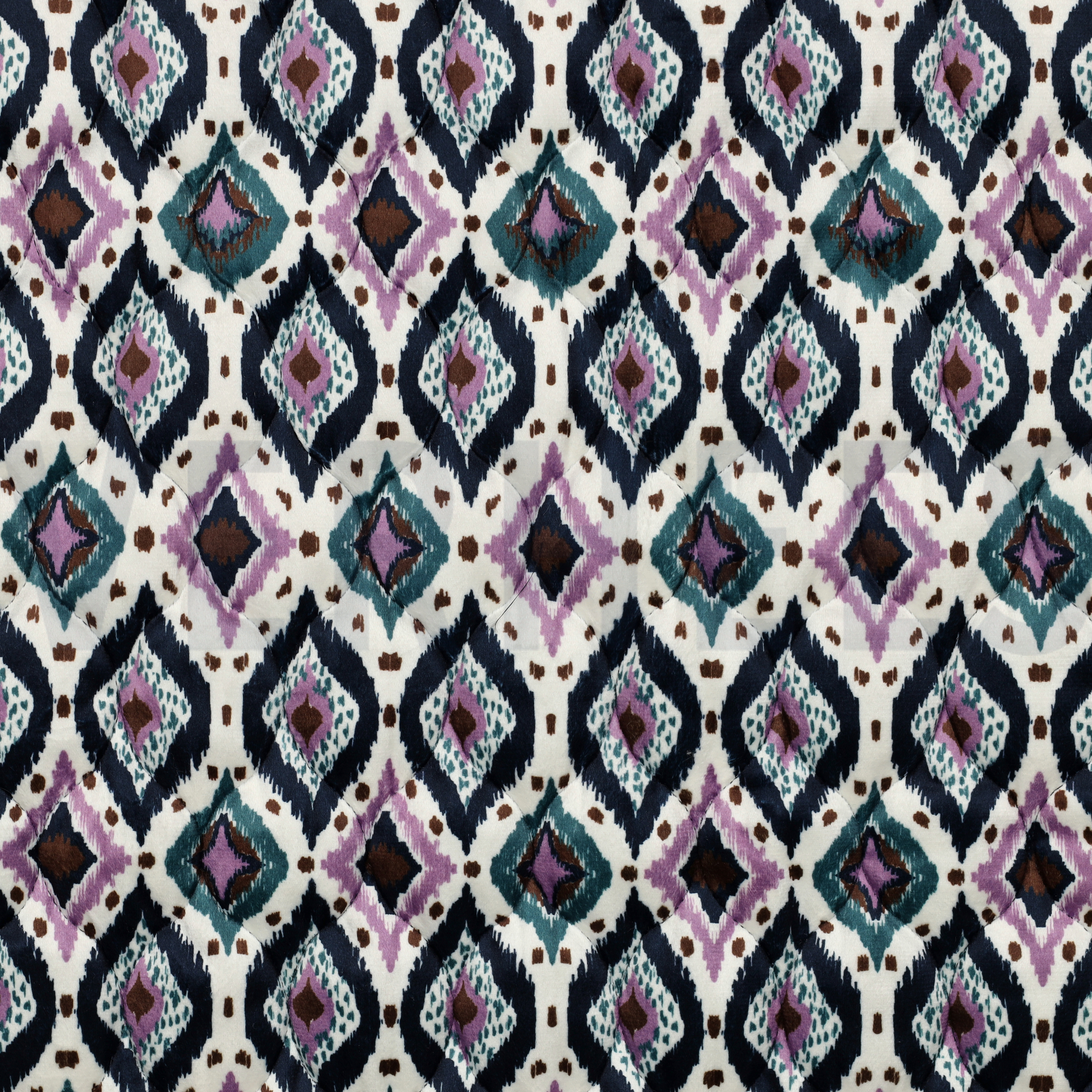 STEPPSTOFF VELVET DIGITAL ORNAMENT MARINEBLAU (high resolution)