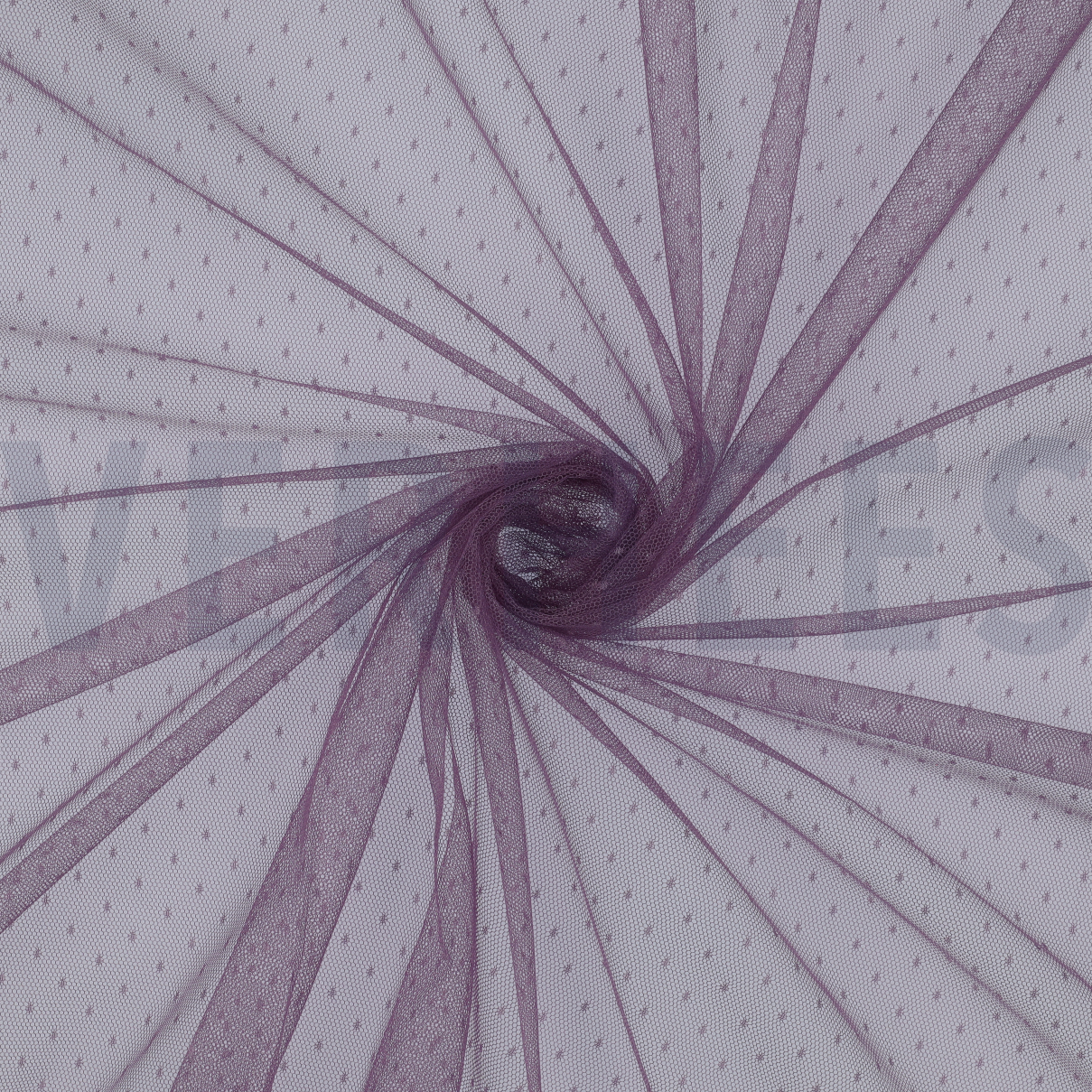 TULLE FIN À POIS LILAS (high resolution)