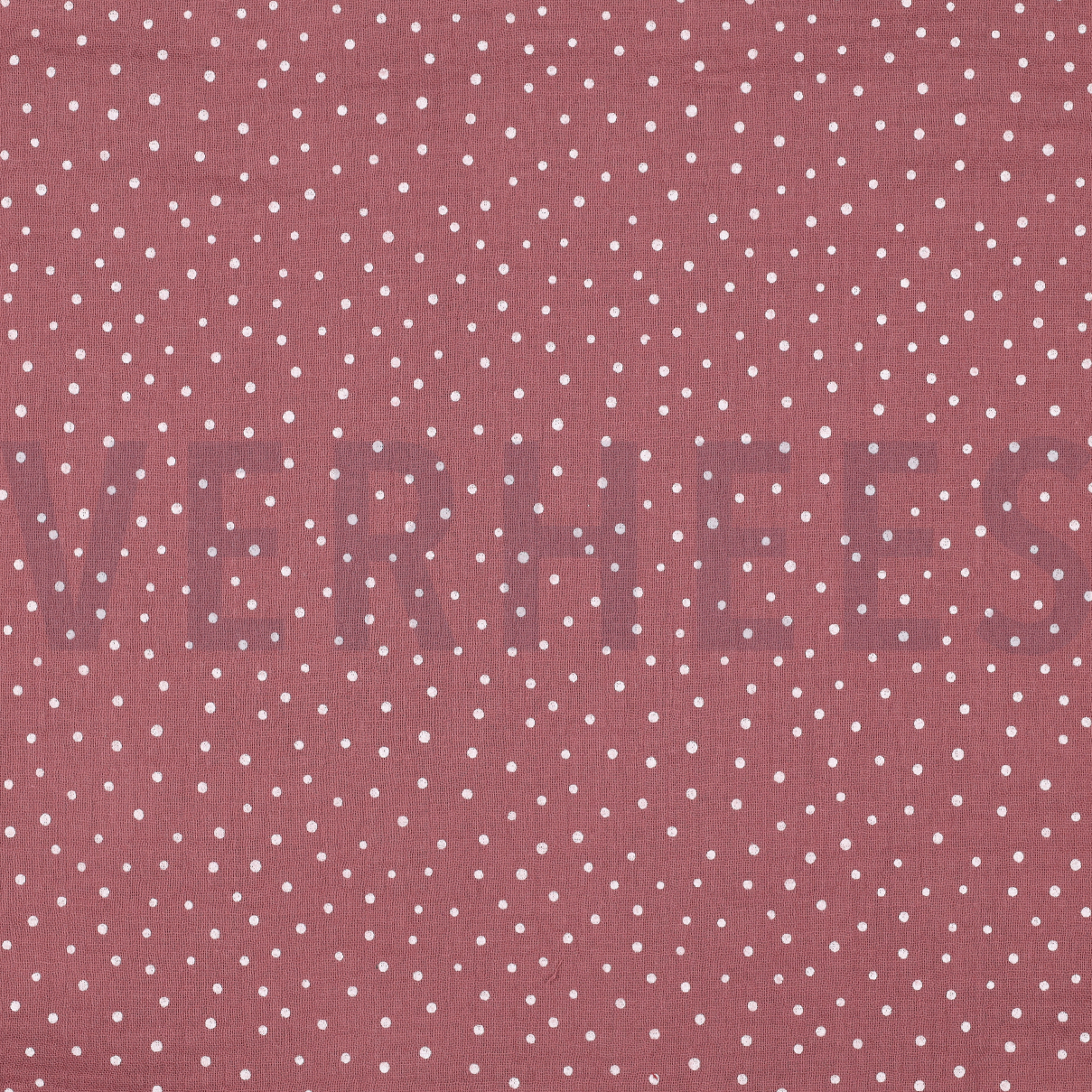 DOUBLE GAUZE LITTLE DOTS ROSEWOOD (high resolution)