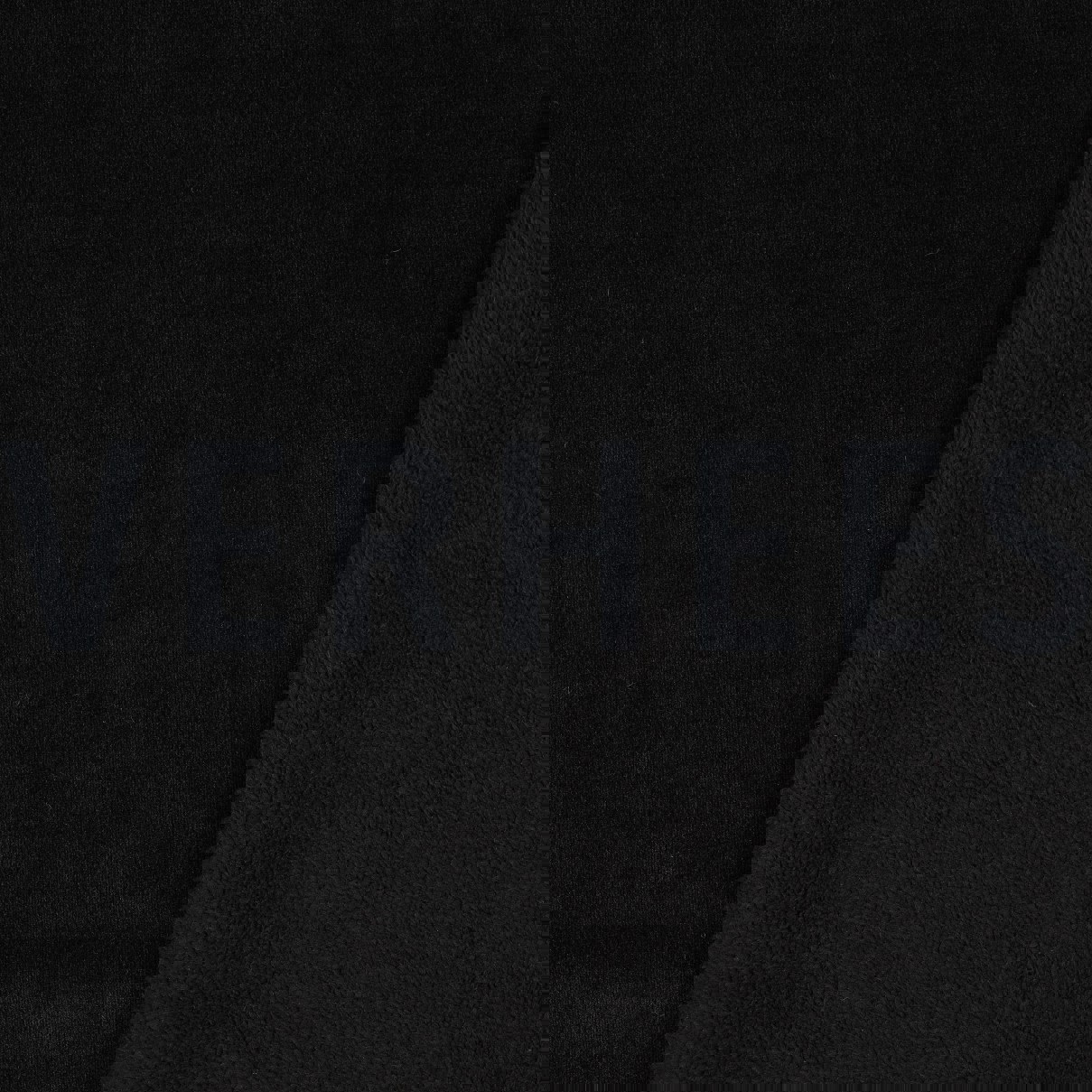 DUBBEL GEBREID VELOURS SHERPA ZWART (high resolution)