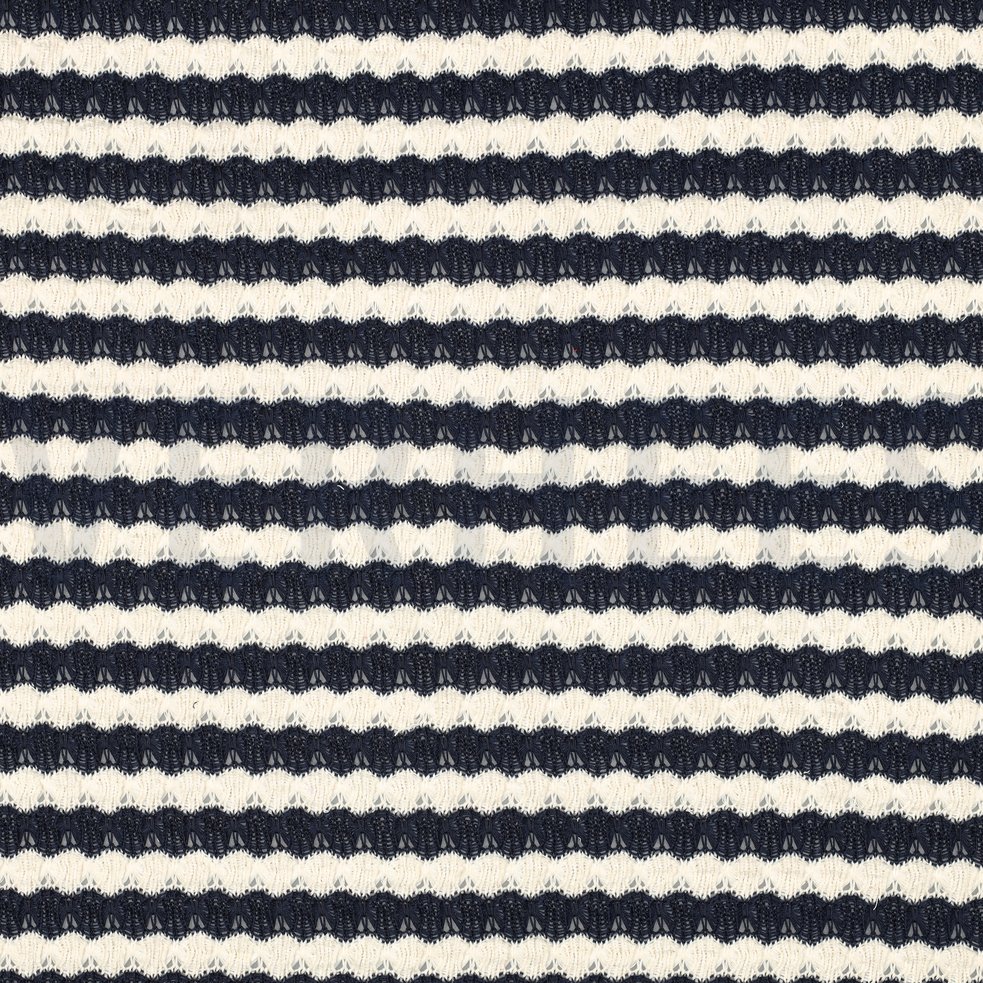 JACQUARD TRICOTÉ RAYURES BLEU MARINE (high resolution)