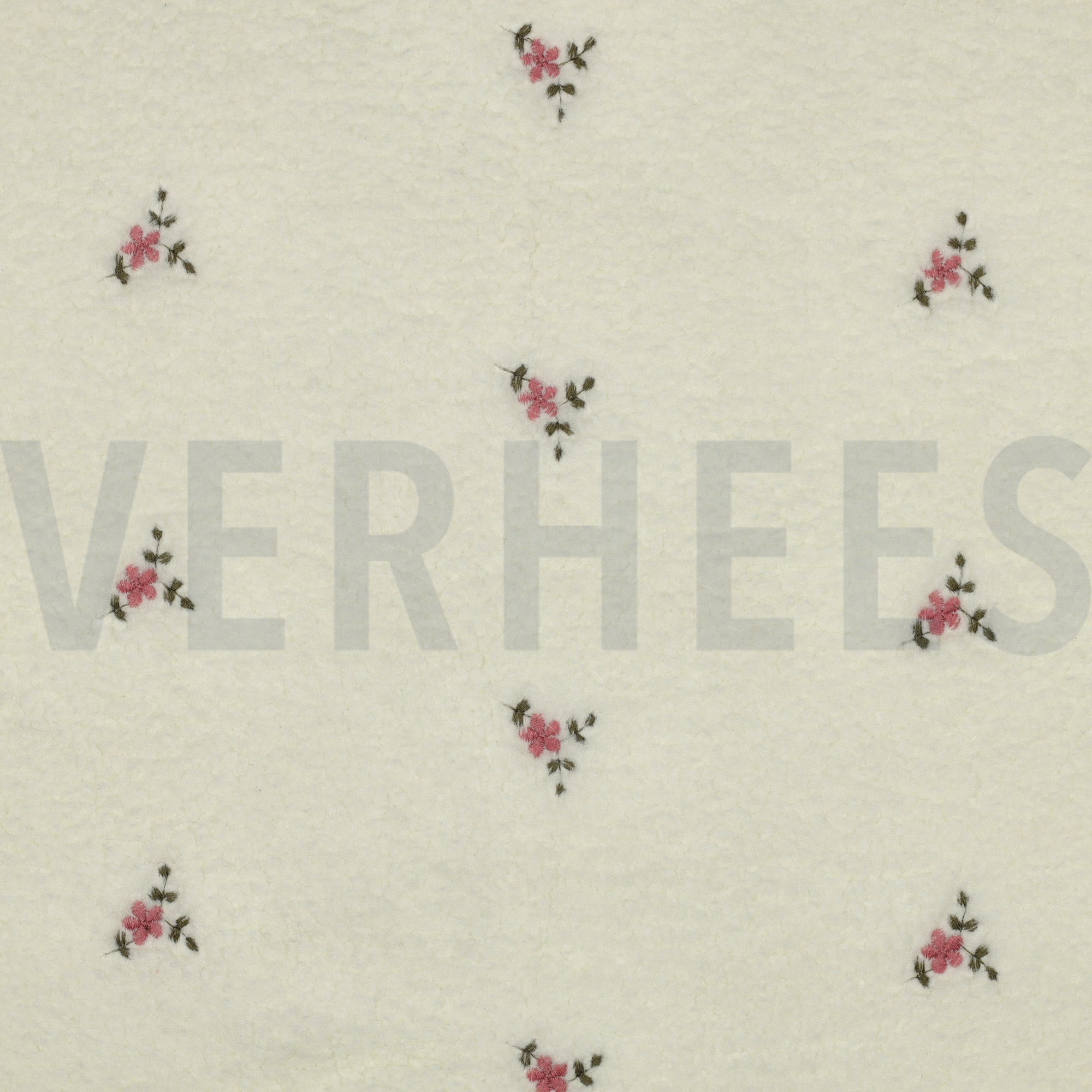 TEDDY EMBROIDERY FLOWERS ECRU (high resolution)