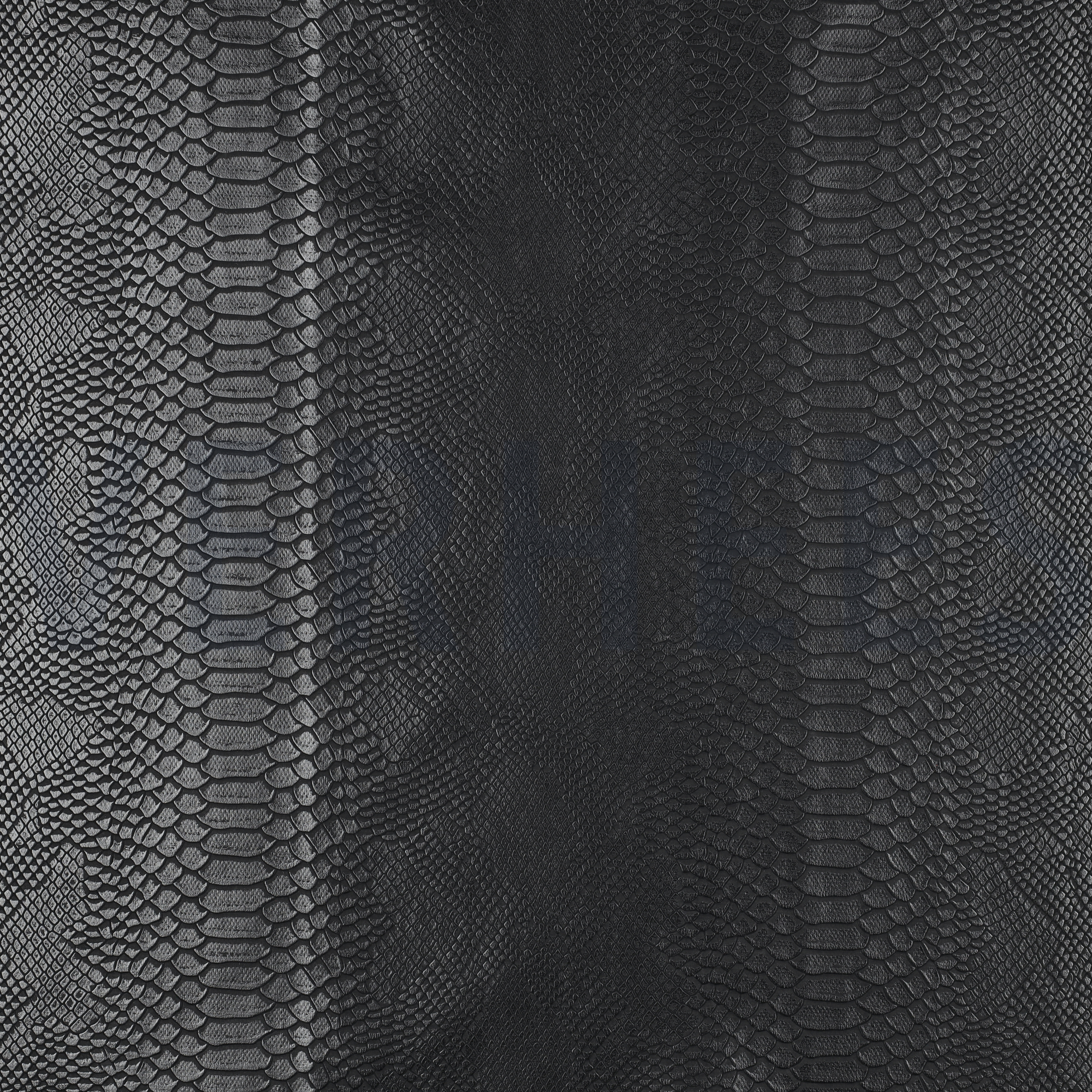SIMILI CUIR PEAU DE SERPENT NOIR (high resolution)
