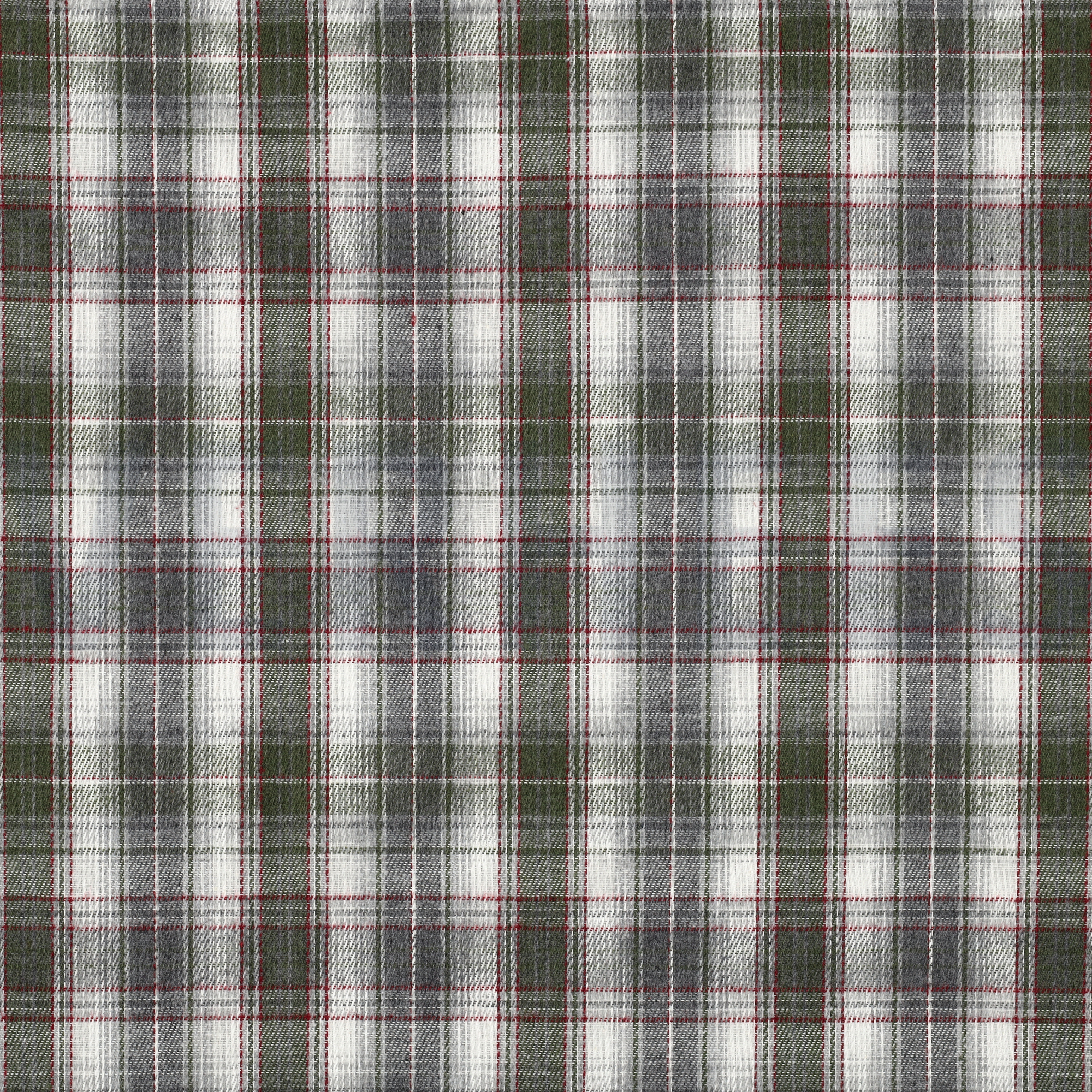 BRUSHED YARN DYED CHECKS ARMY GREEN (high resolution)