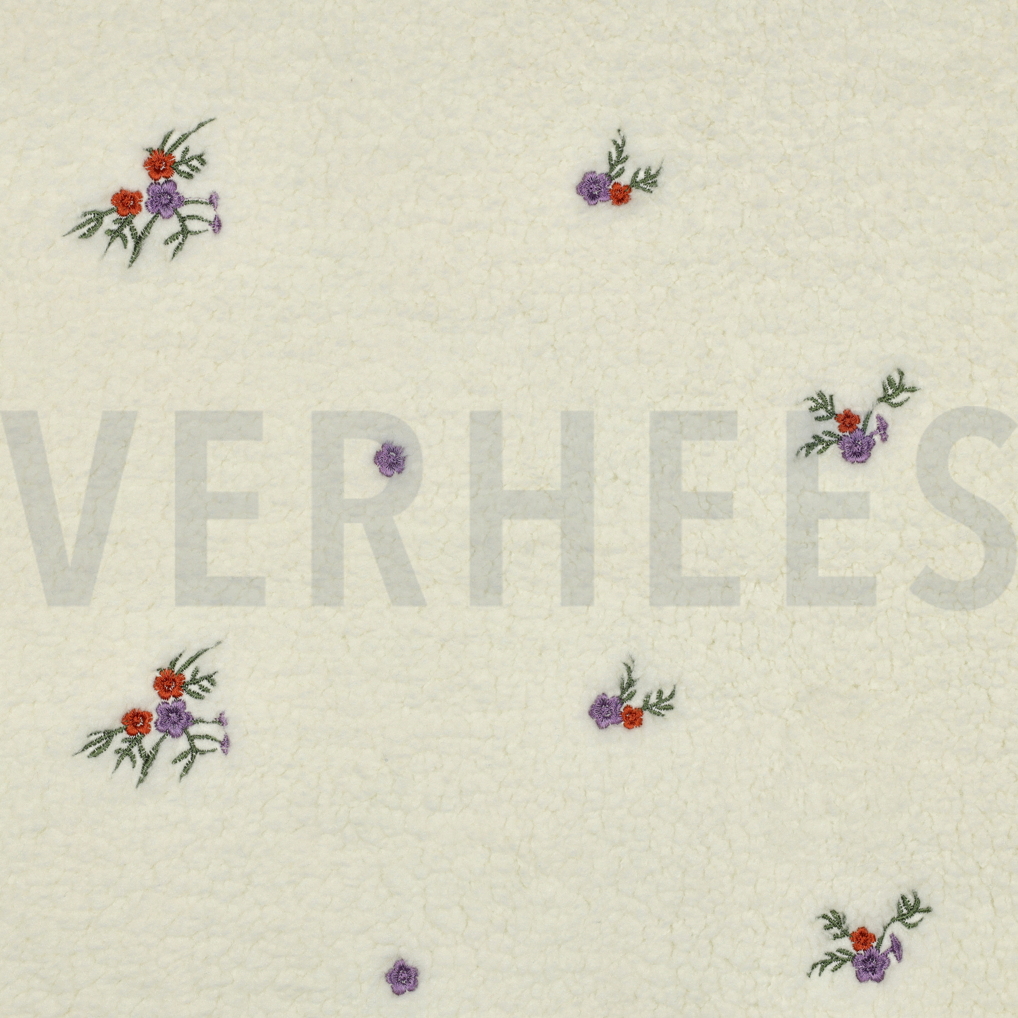 TEDDY BRODERIE FLEURS ECRU (high resolution)