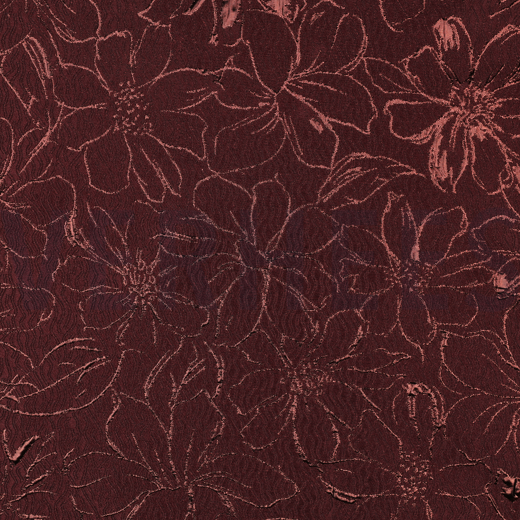 JACQUARD BLUMEN BORDEAUXROT (high resolution)