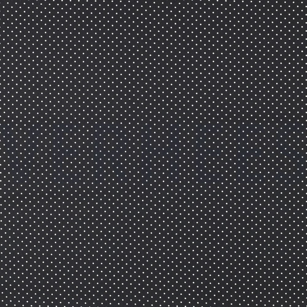 KATOENEN POPLIN KLEINE STIPPEN ZWART (high resolution)