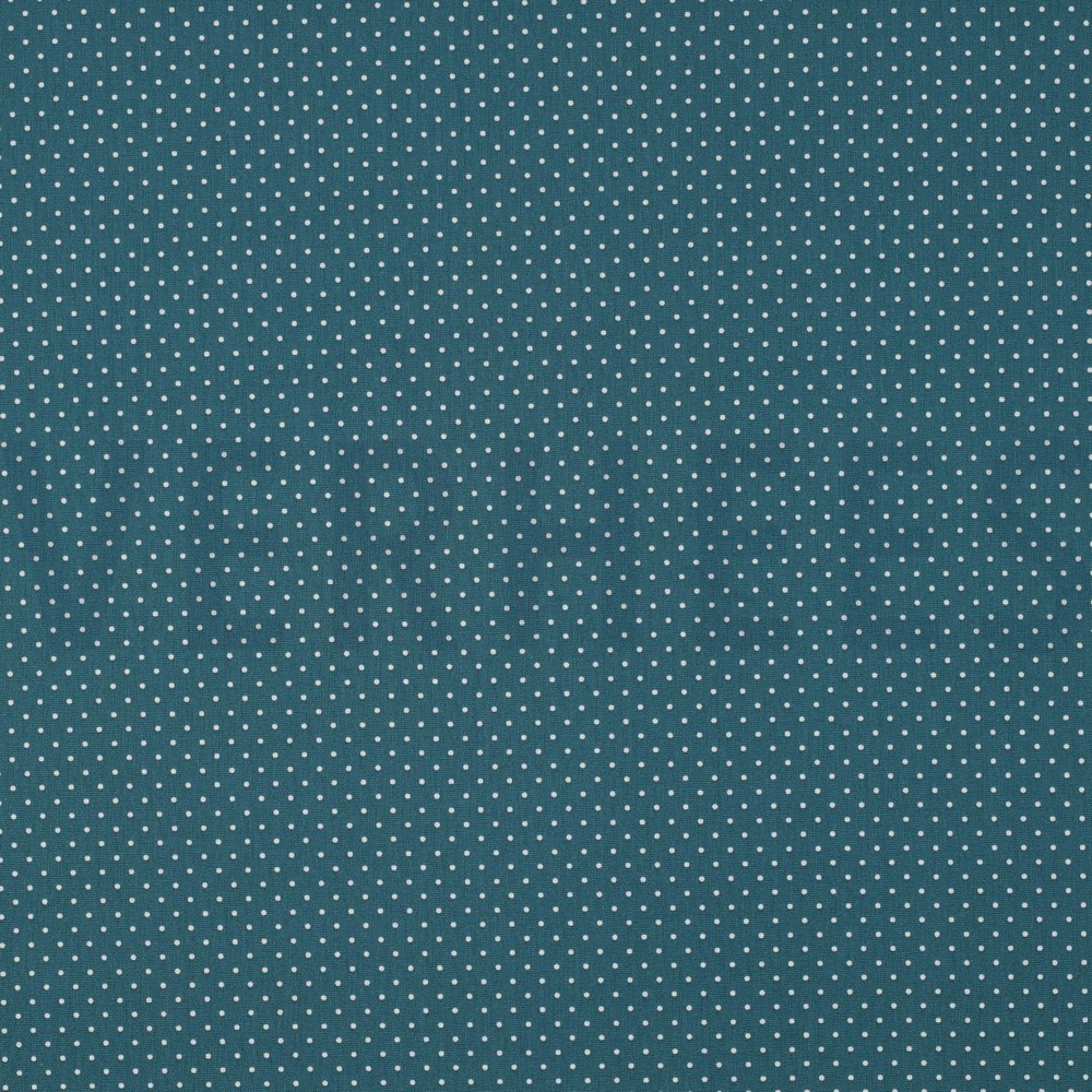 POPLIN PETIT DOTS PETROL (high resolution)