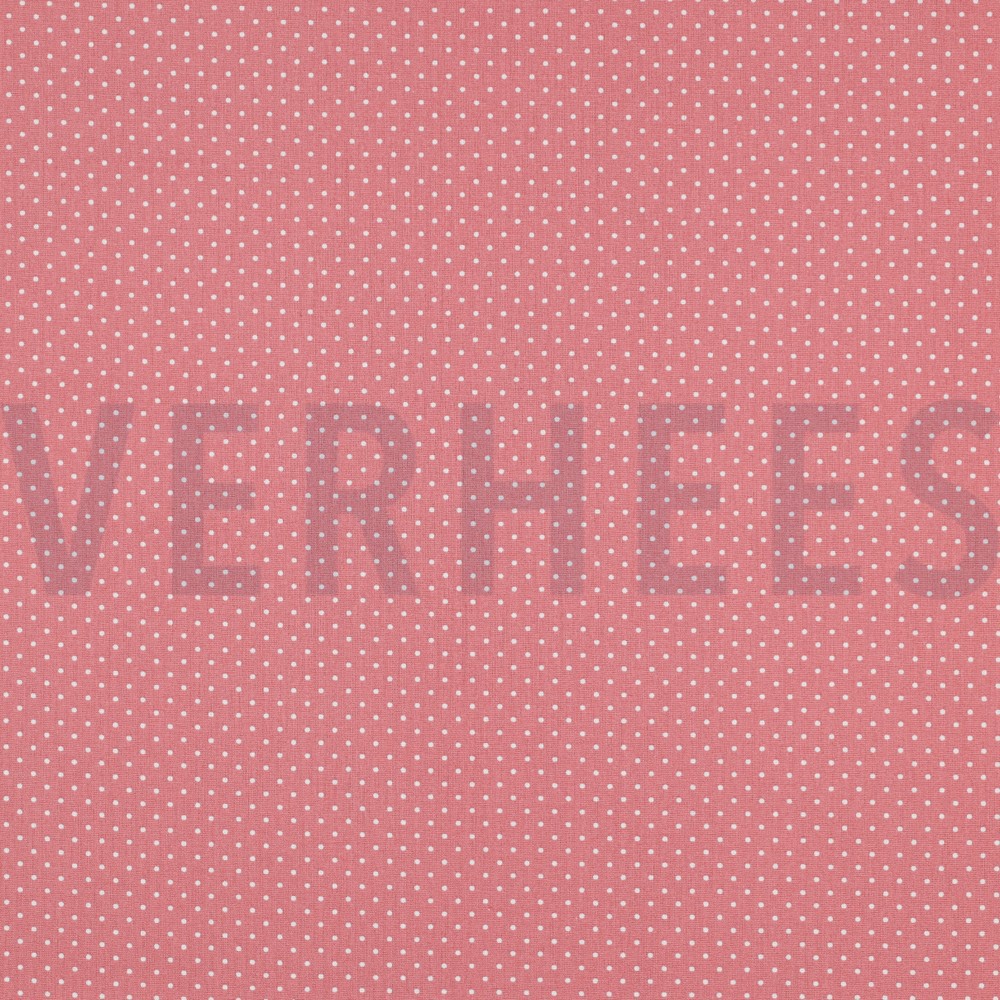 BAUMWOLLE POPELINE KLEINE PUNKTE BLUSH (high resolution)