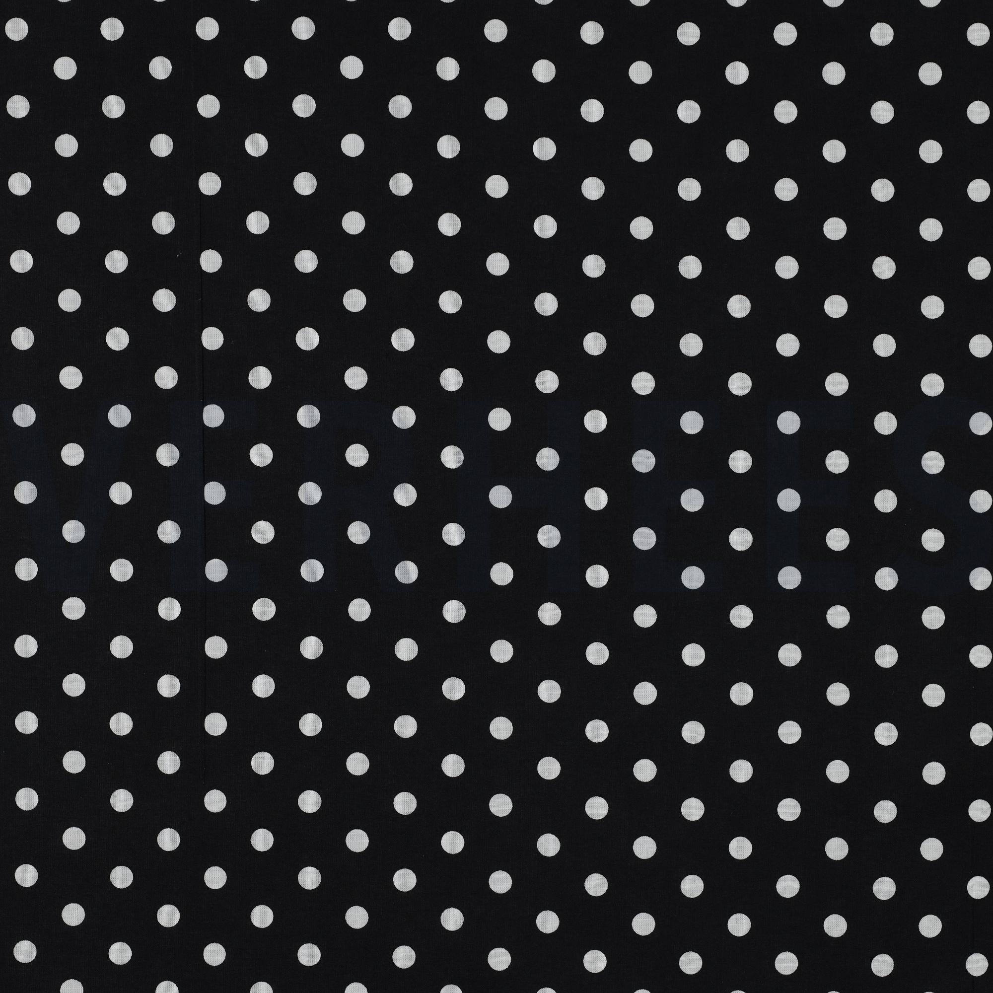 BAUMWOLLE POPELINE PUNKTE SCHWARZ (high resolution)