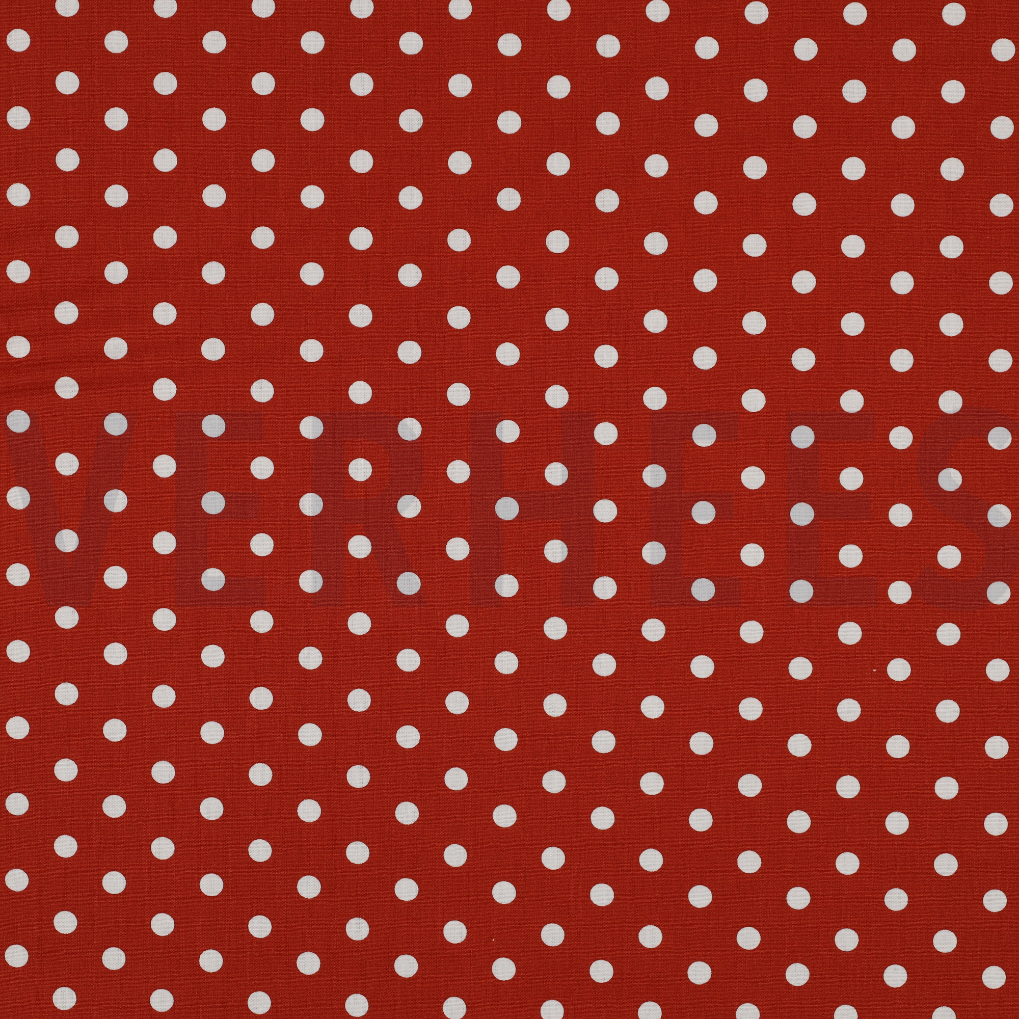 KATOENEN POPLIN STIPPEN TERRACOTTA (high resolution)