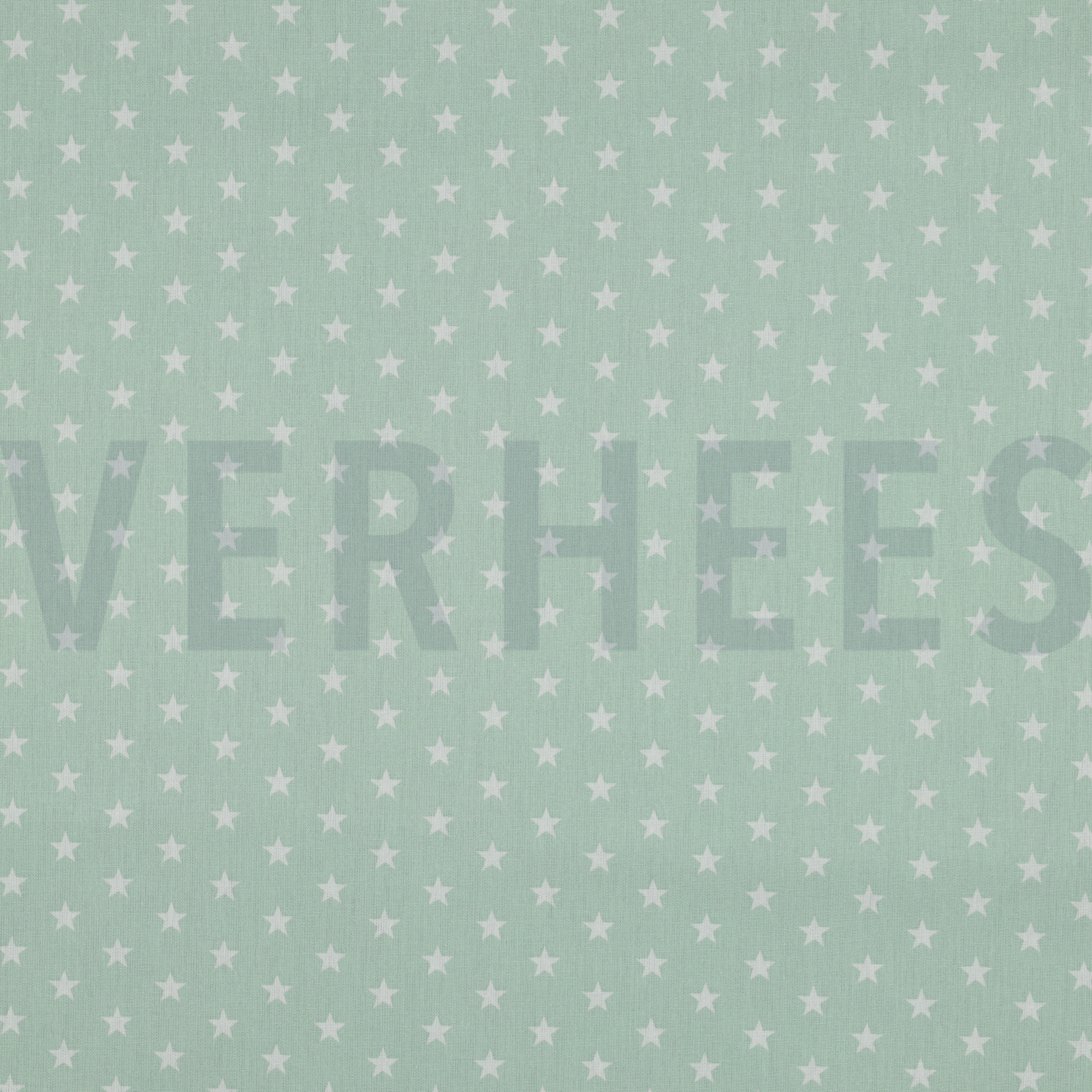 POPLIN PETIT STARS MINT (high resolution)