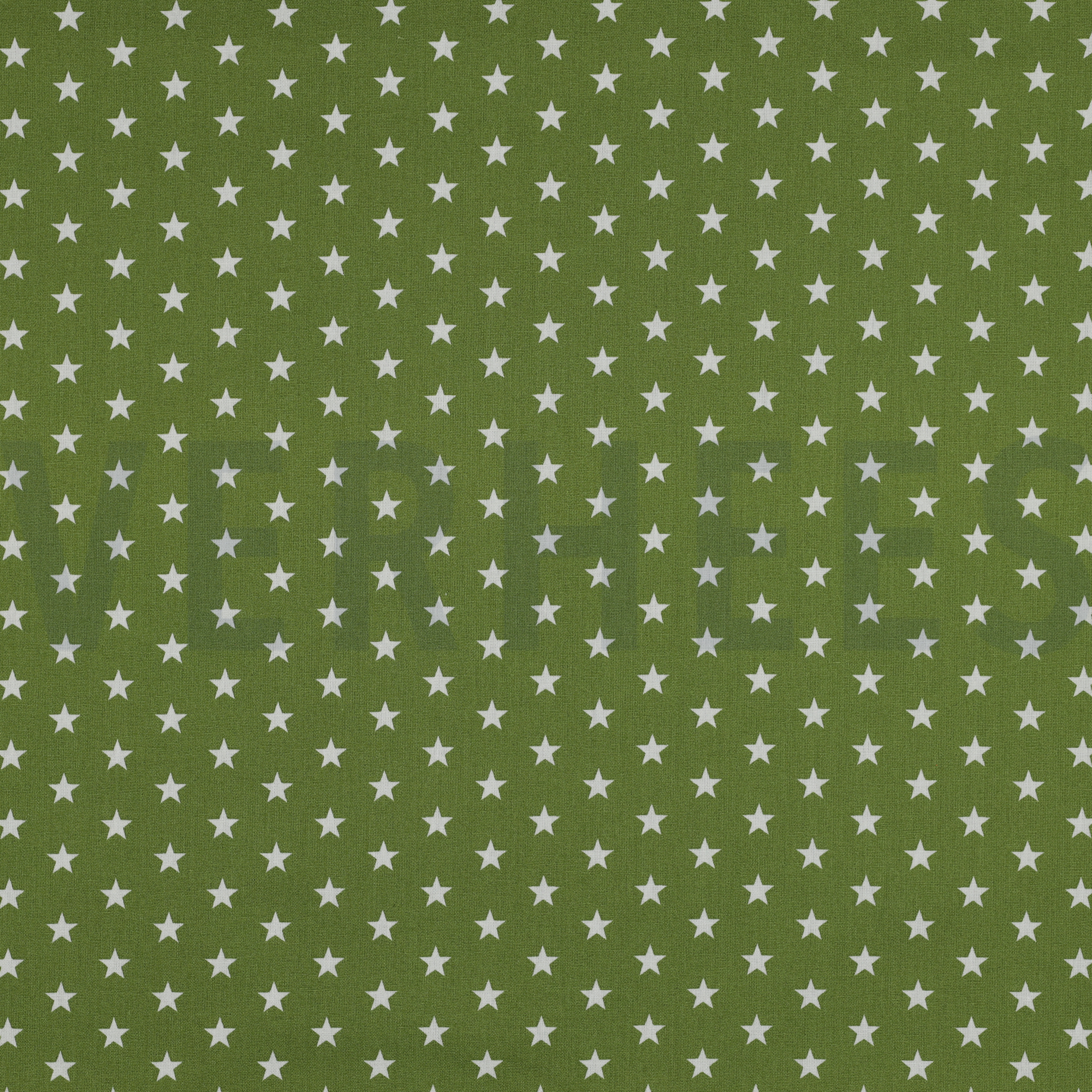 POPLIN PETIT STARS GREEN (high resolution)