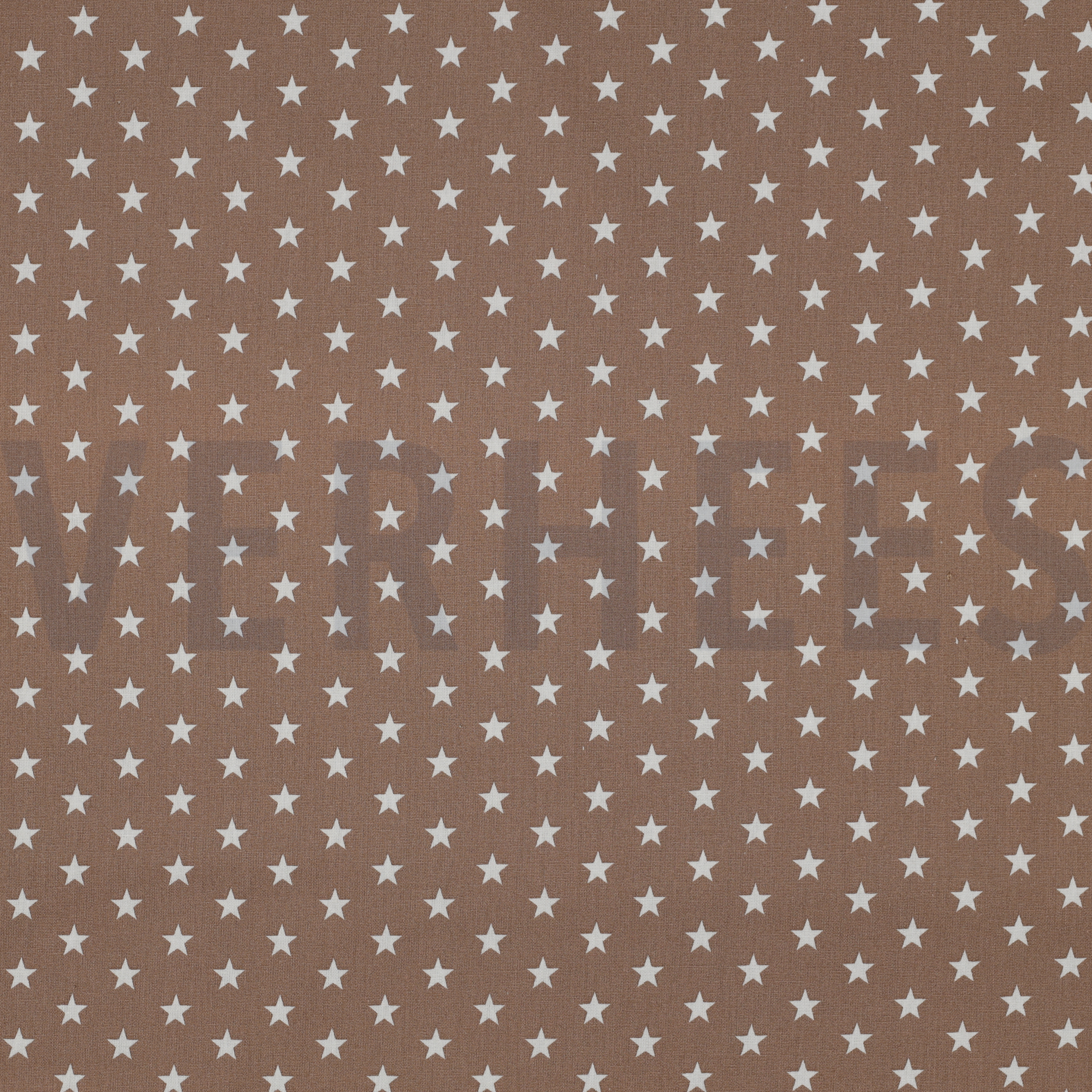 KATOENEN POPLIN KLEINE STERREN TAUPE (high resolution)
