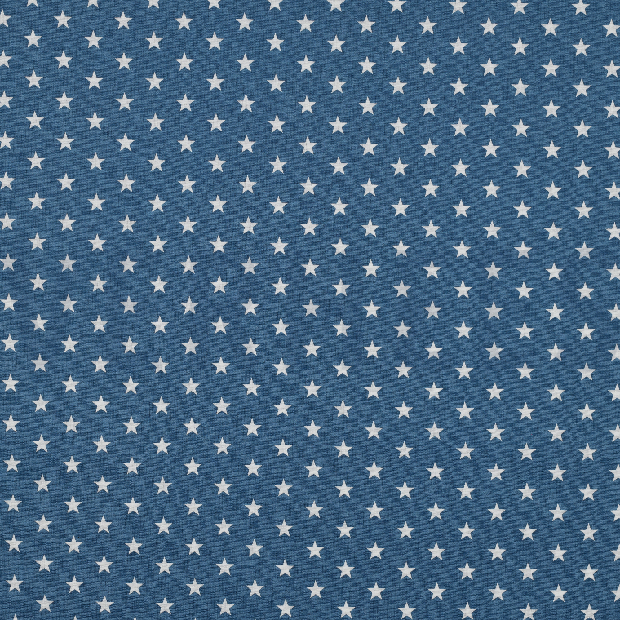KATOENEN POPLIN KLEINE STERREN BLAUW (high resolution)