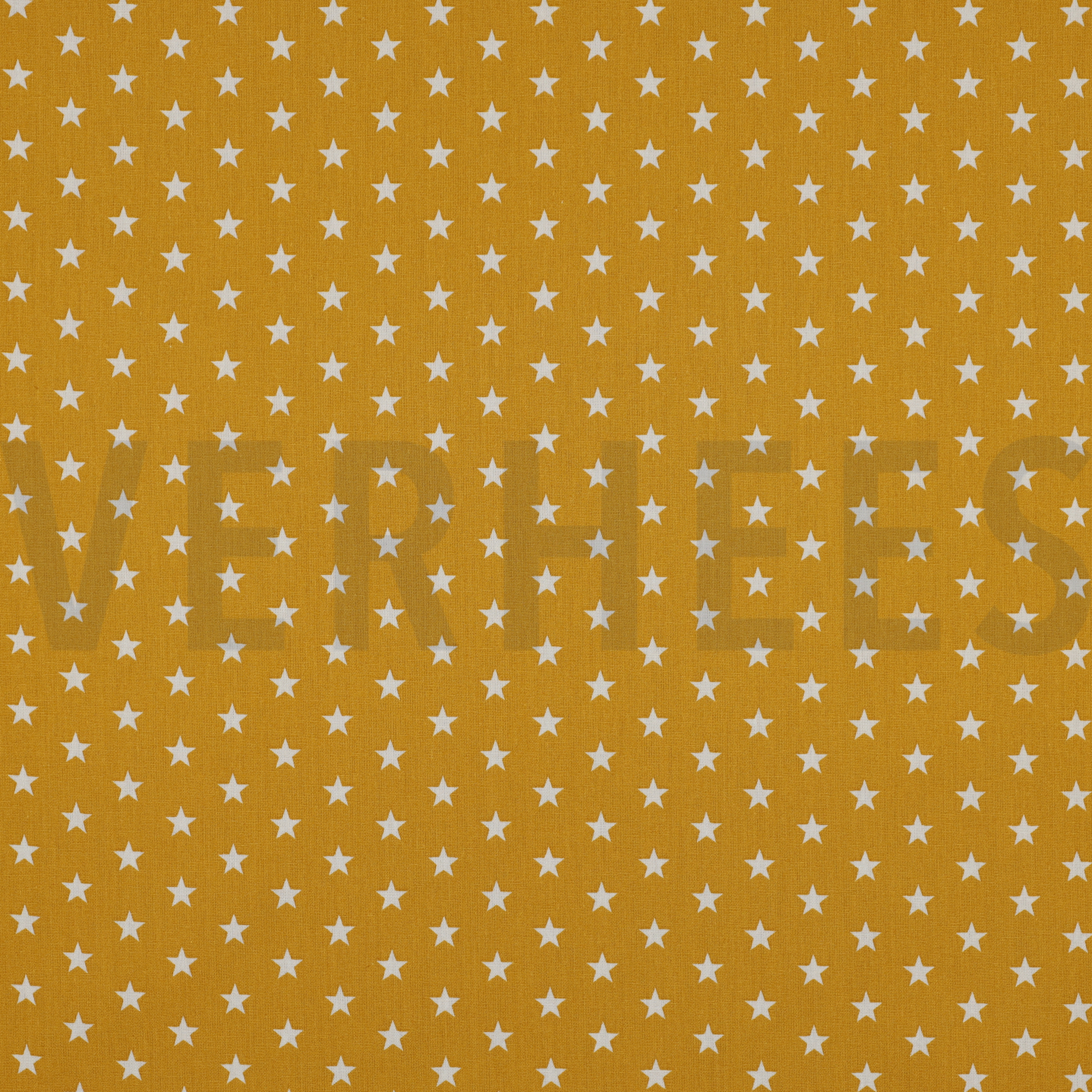 POPLIN PETIT STARS OCHRE (high resolution)