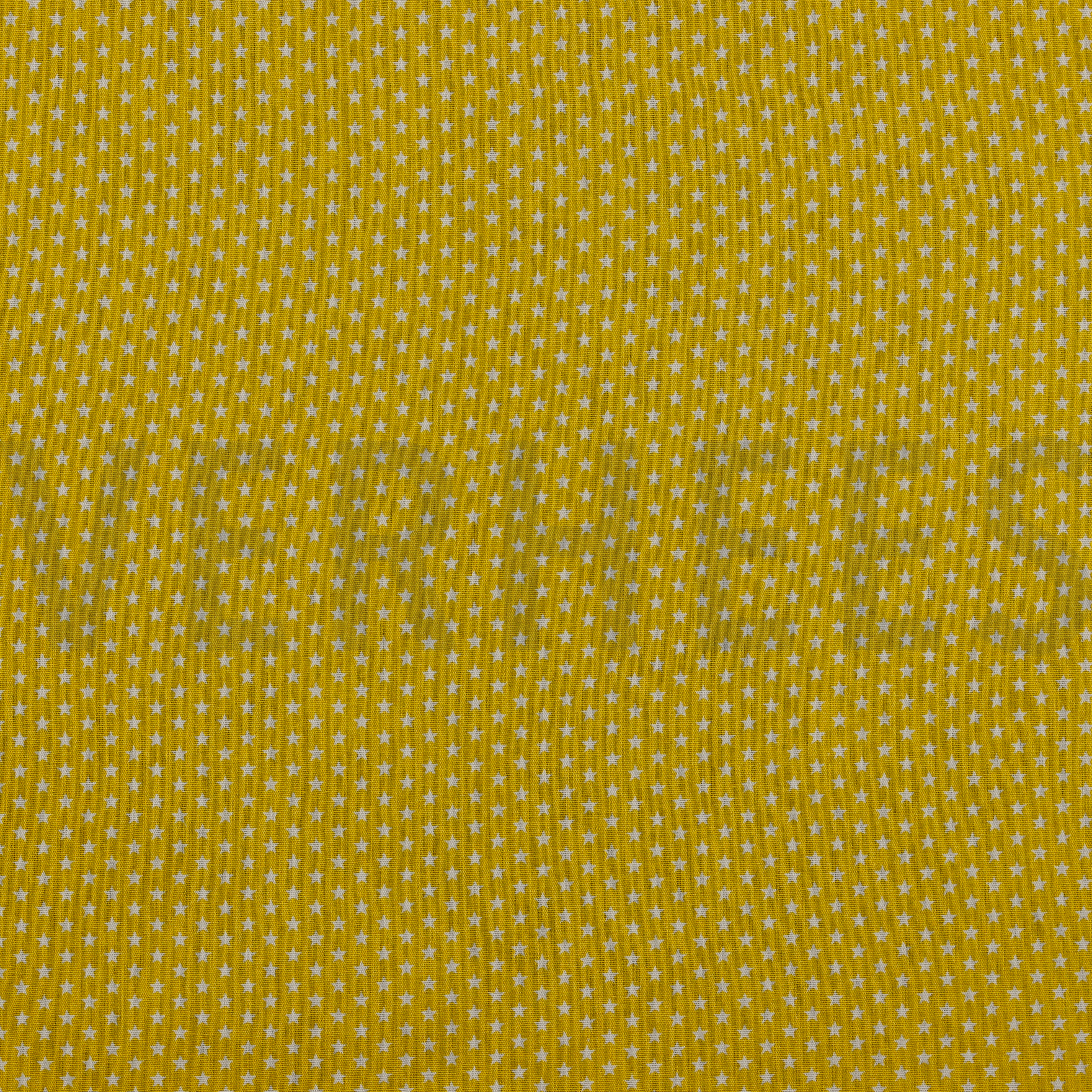 POPLIN MINI STARS YELLOW (high resolution)