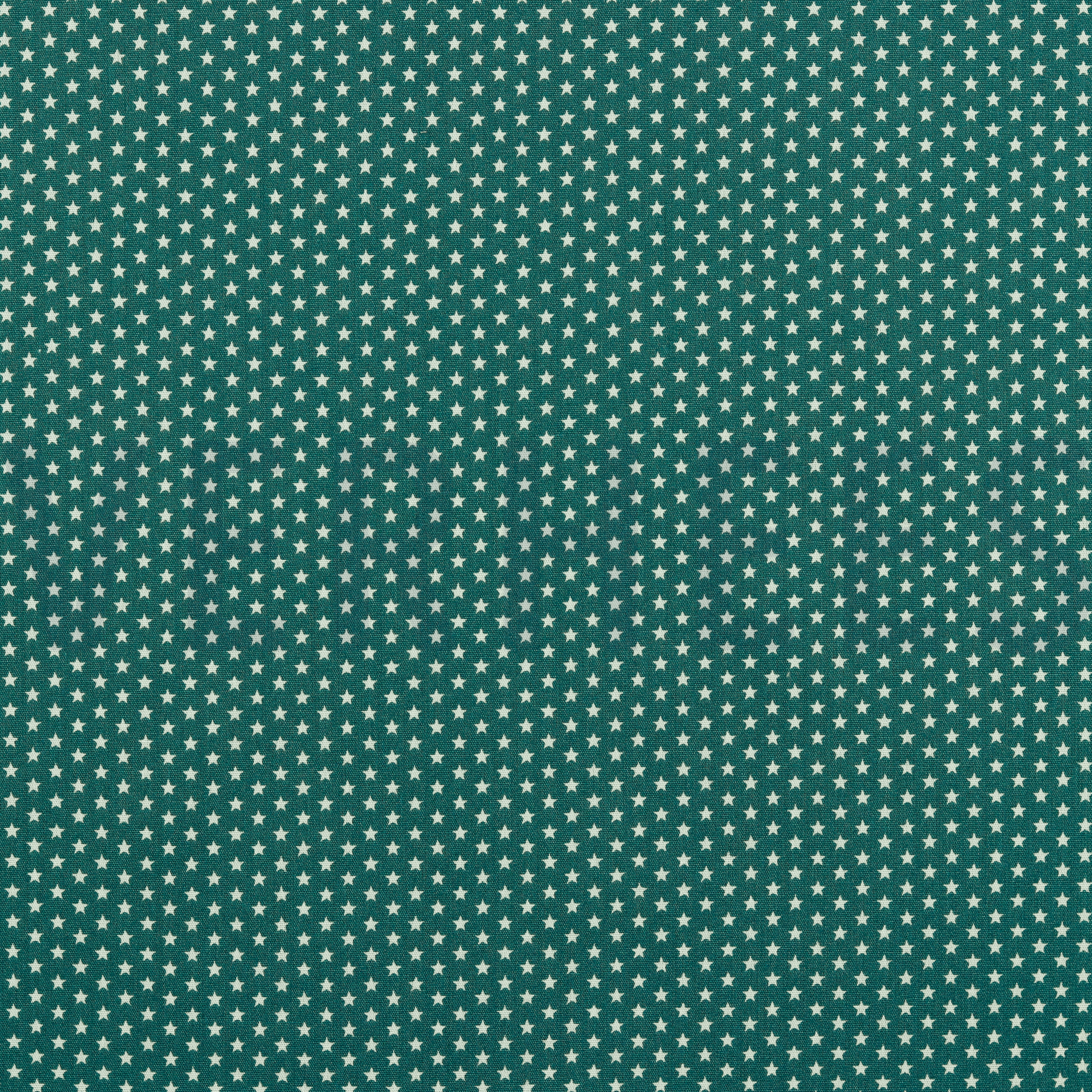 POPELINE DE COTON MINI ÉTOILES PÉTROLE (high resolution)