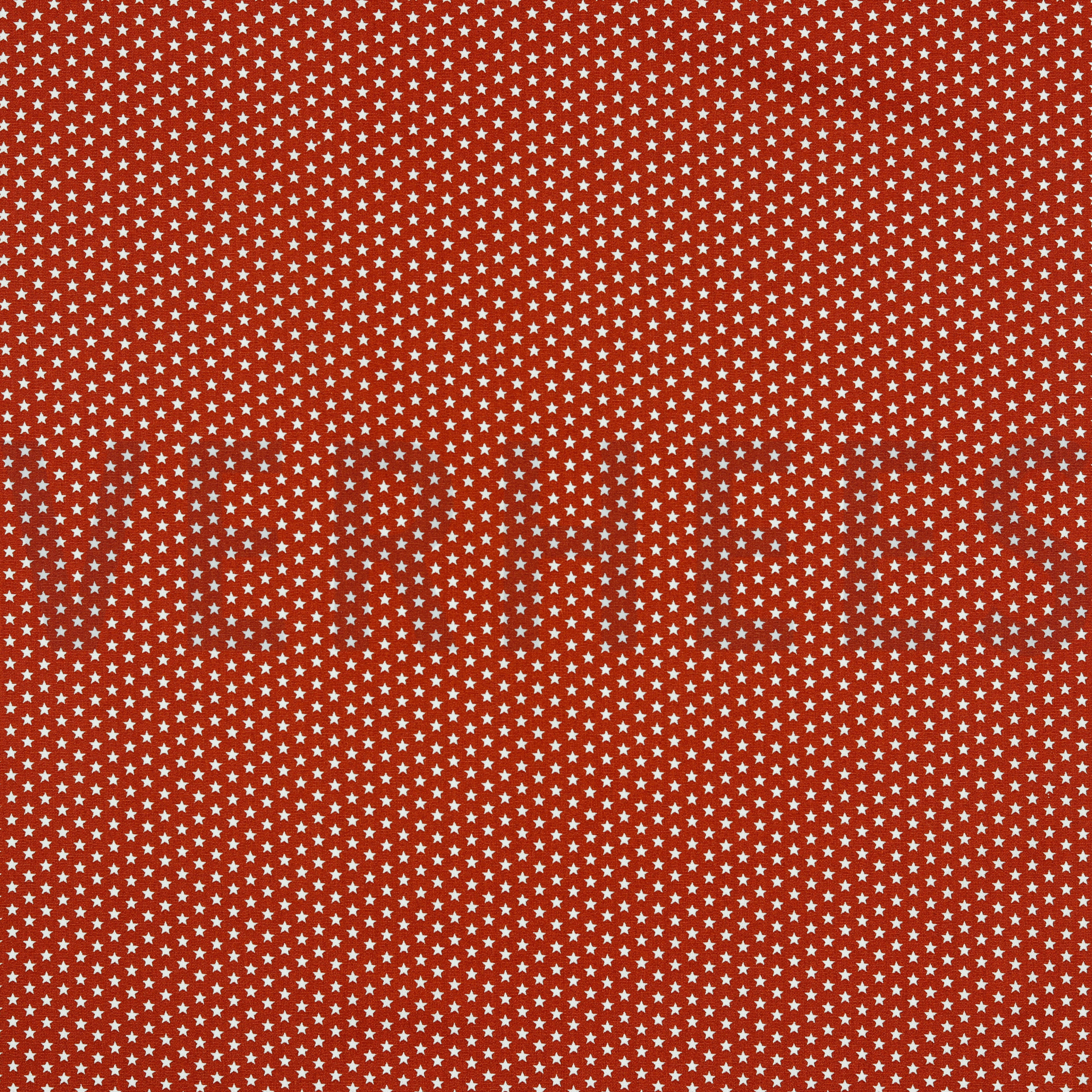 KATOENEN POPLIN MINI STERREN TERRACOTTA (high resolution)