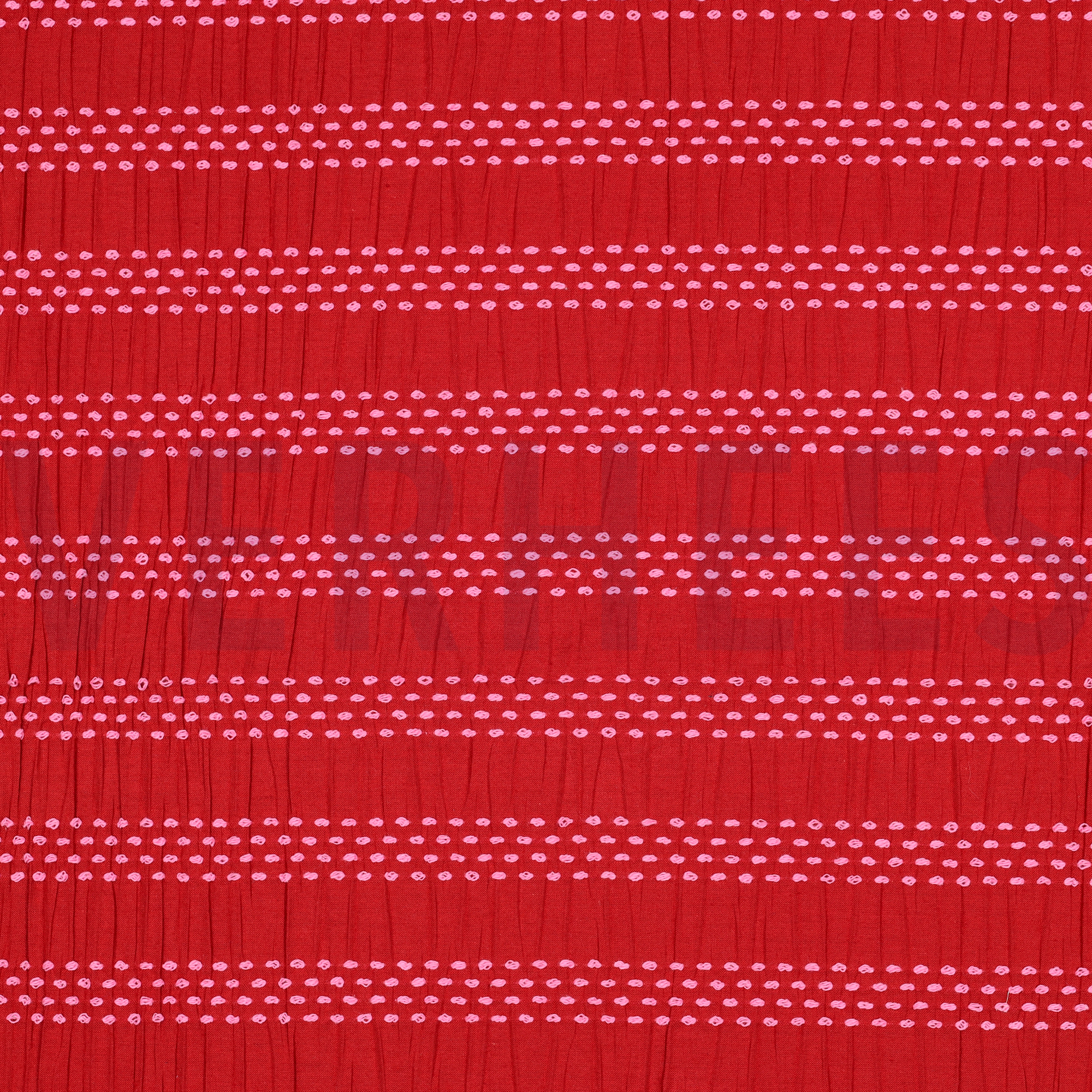 KATOENEN DOBBY JACQUARD STREPEN ROOD (high resolution)