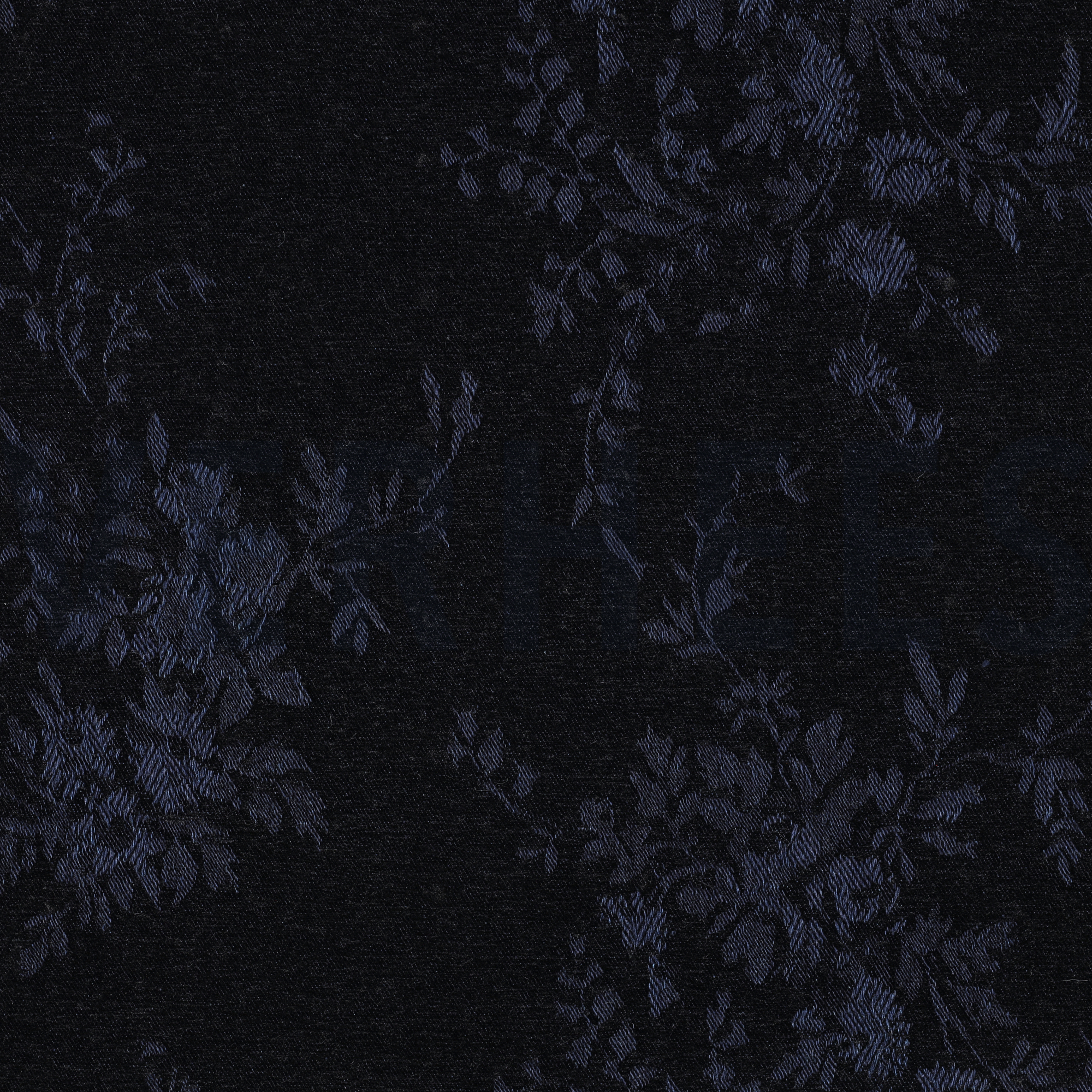 DENIM VELVET JACQUARD FLOWERS BLACK (high resolution)