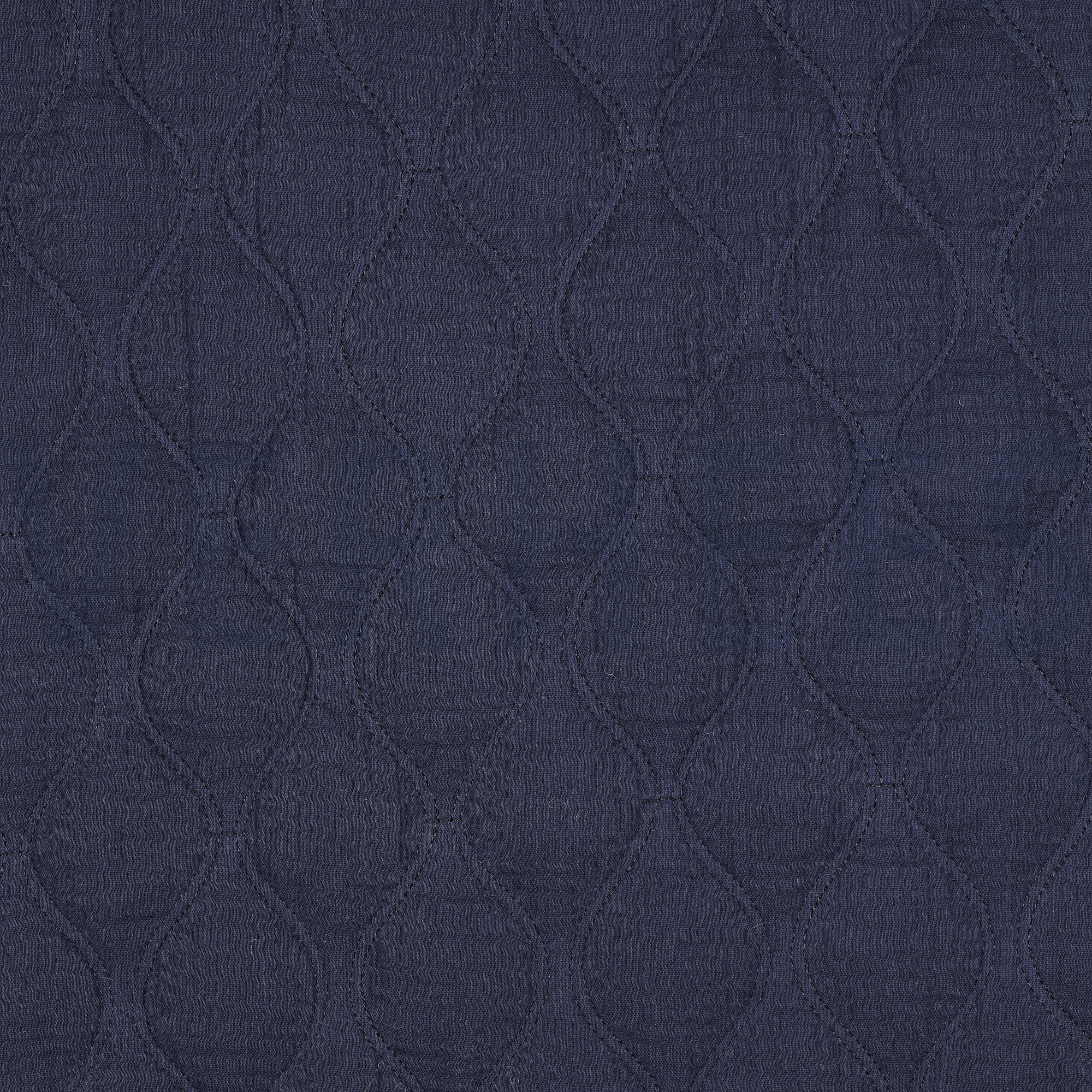 DOUBLE GAUZE QUILT MARINEBLAUW (high resolution)