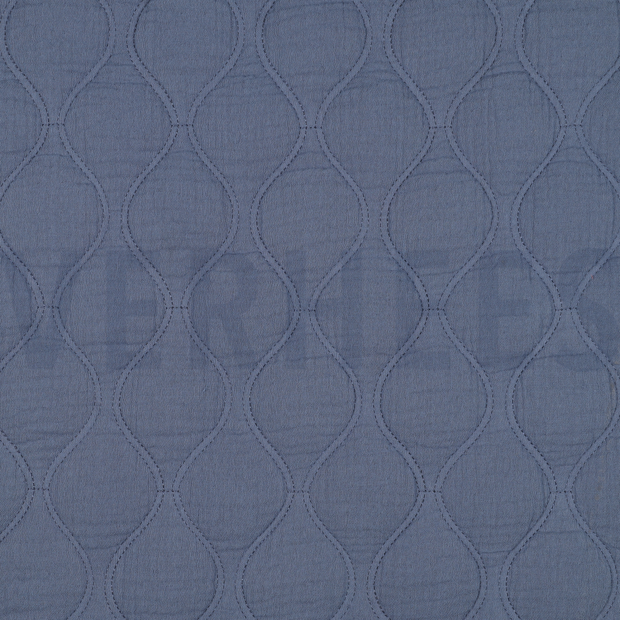 DOUBLE GAUZE QUILT JEANSBLAUW (high resolution)