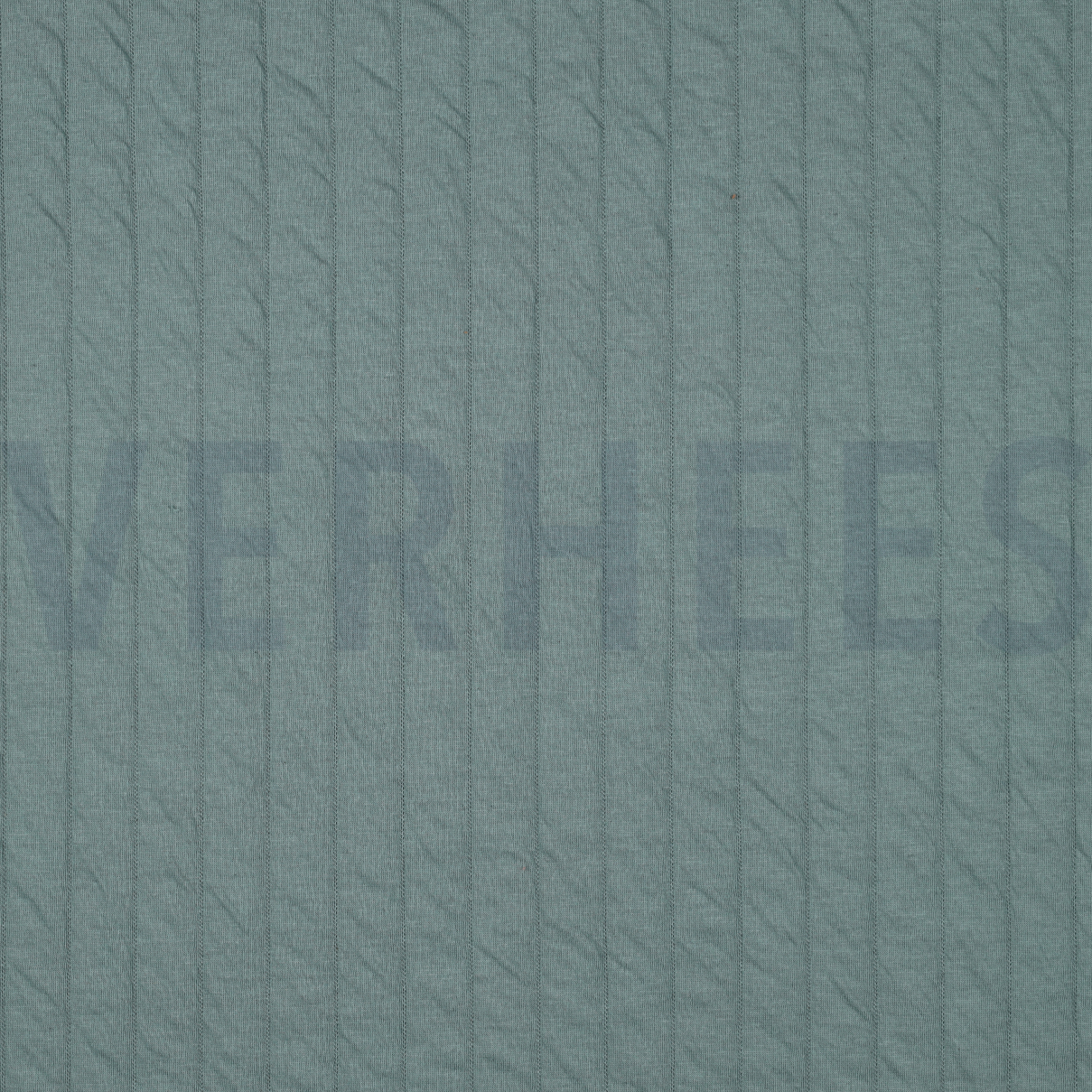 GEQUILTE JERSEY STREPEN JADE (high resolution)