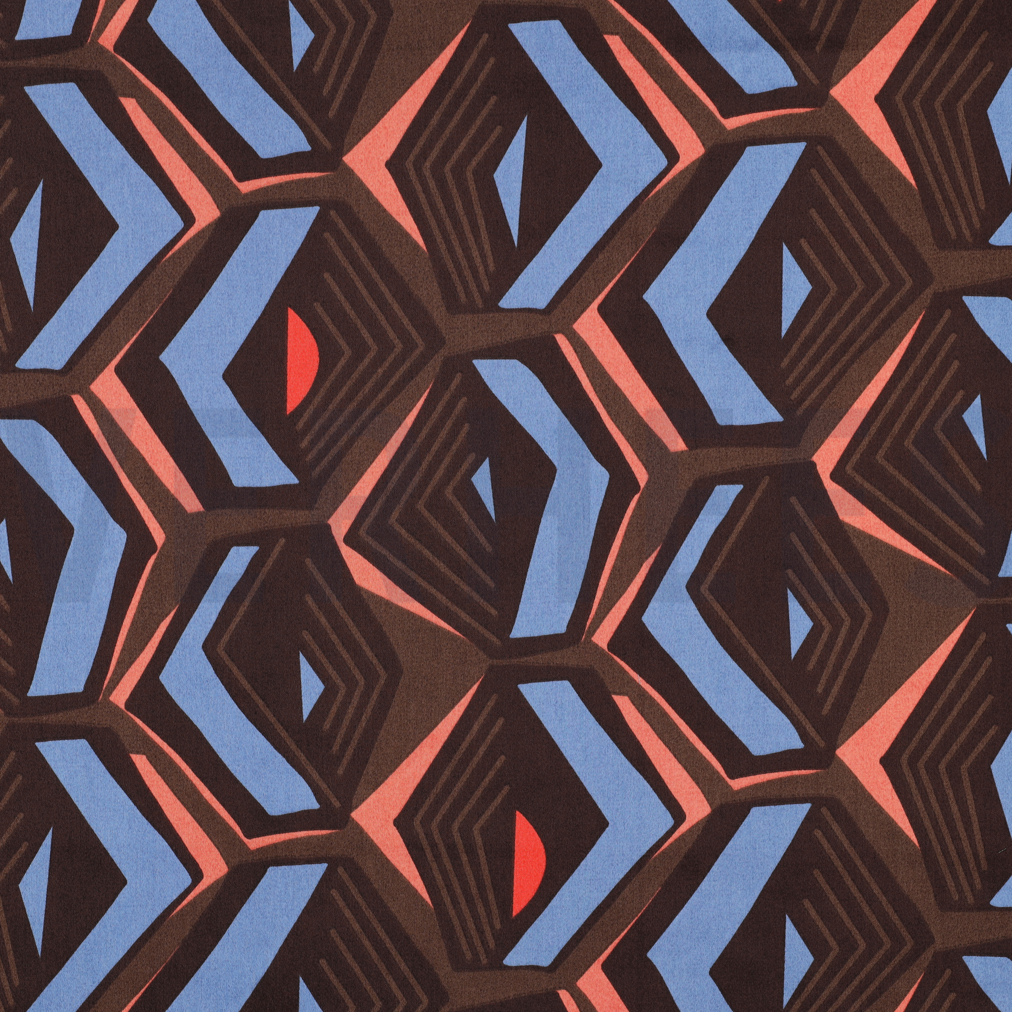 COTTON SATIN GEOMETRIC TAUPE (high resolution)