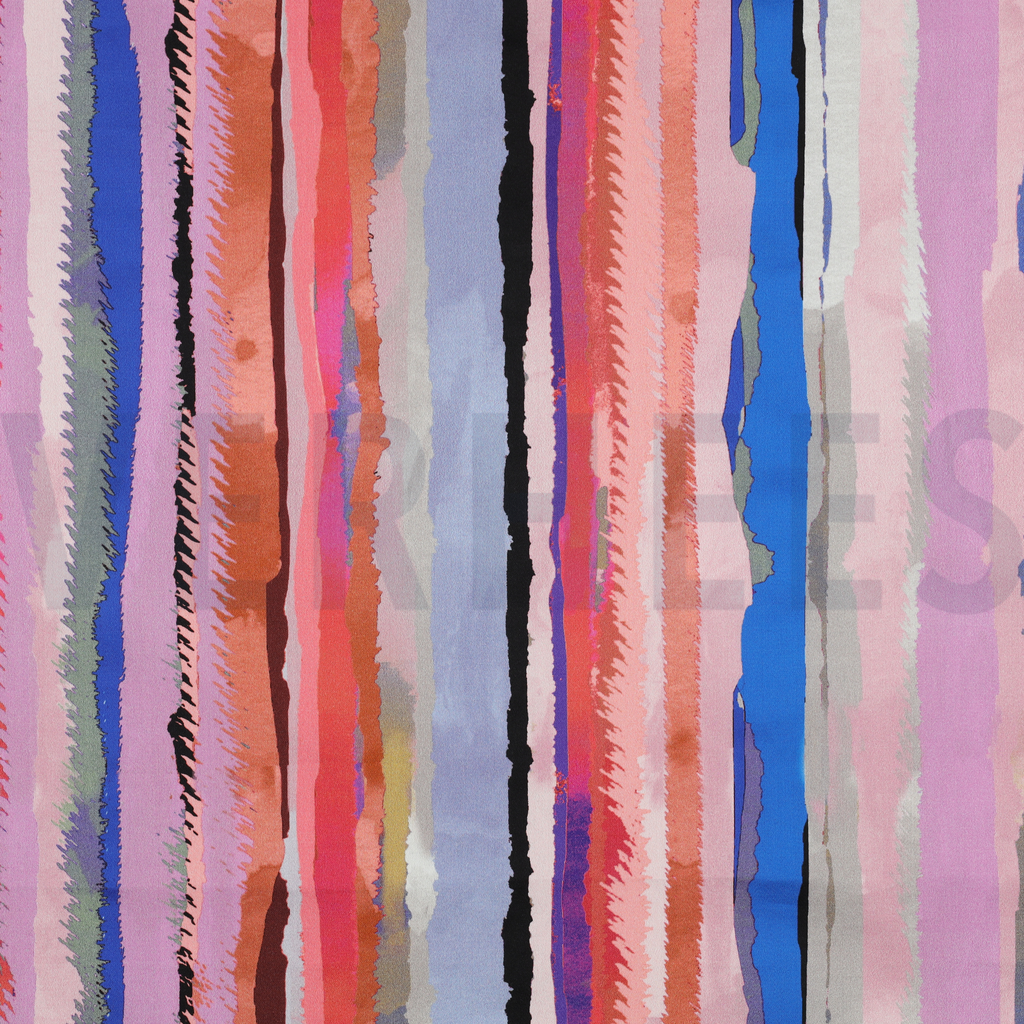 BAUMWOLLE SATIN DIGITAL STREIFEN MAUVE (high resolution)