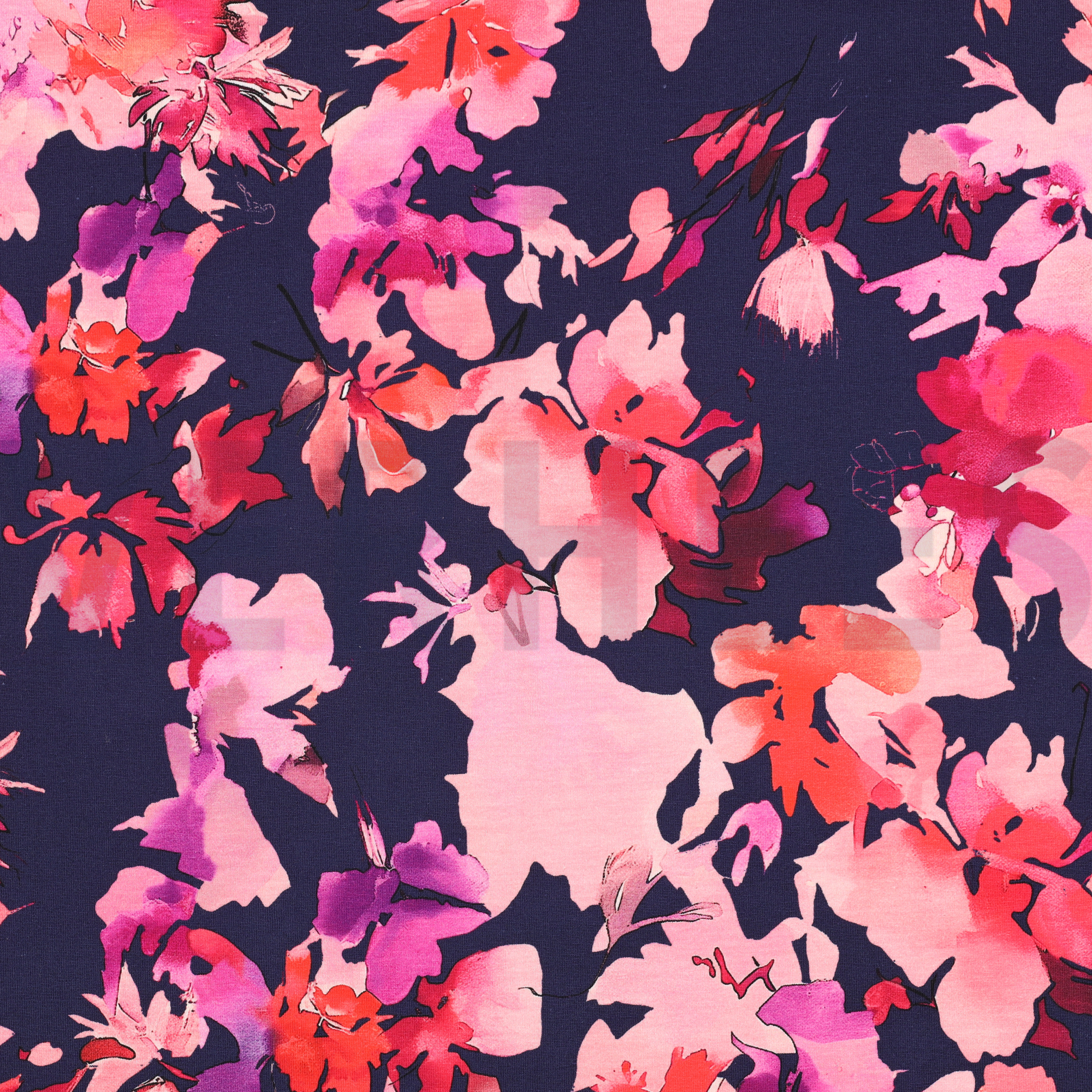 JERSEY DIGITAAL BLOEMEN MARINEBLAUW (high resolution)