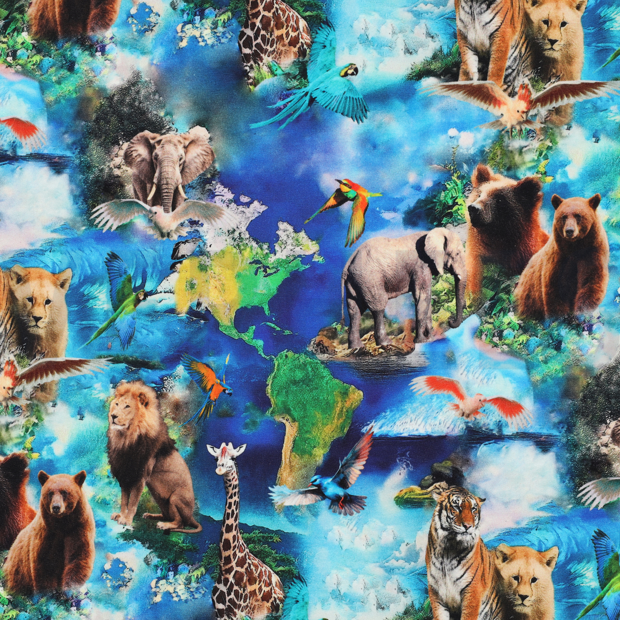 SWEAT DIGITAL ANIMAUX BLEU (high resolution)