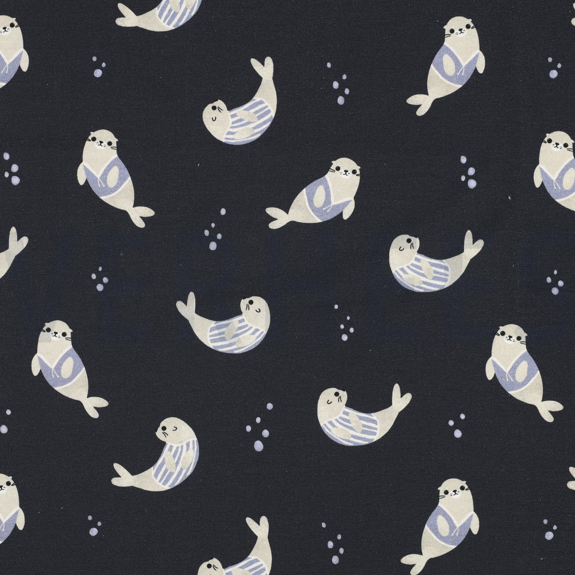 JERSEY GOTS DIGITAAL ZEEHONDEN MARINEBLAUW (high resolution)