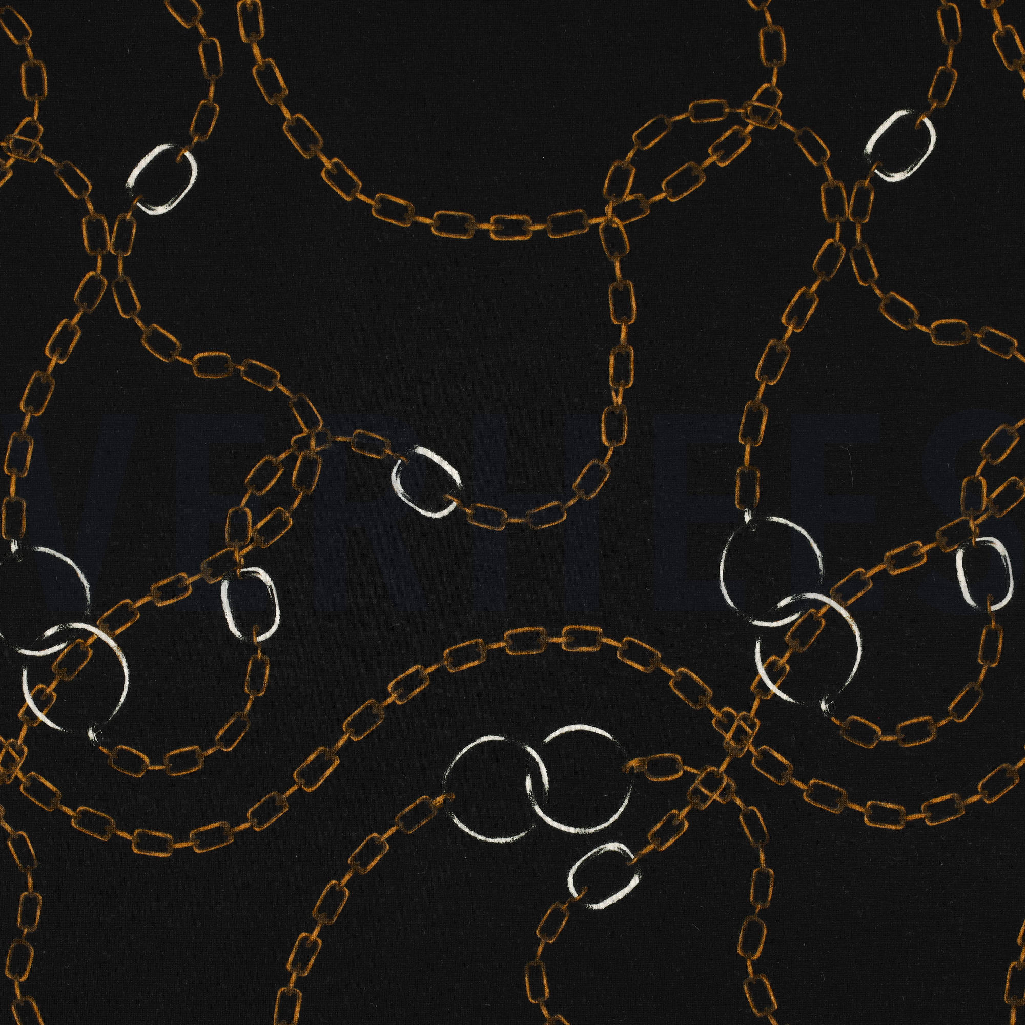 PUNTA DI ROMA DIGITAAL KETTINGEN ZWART (high resolution)