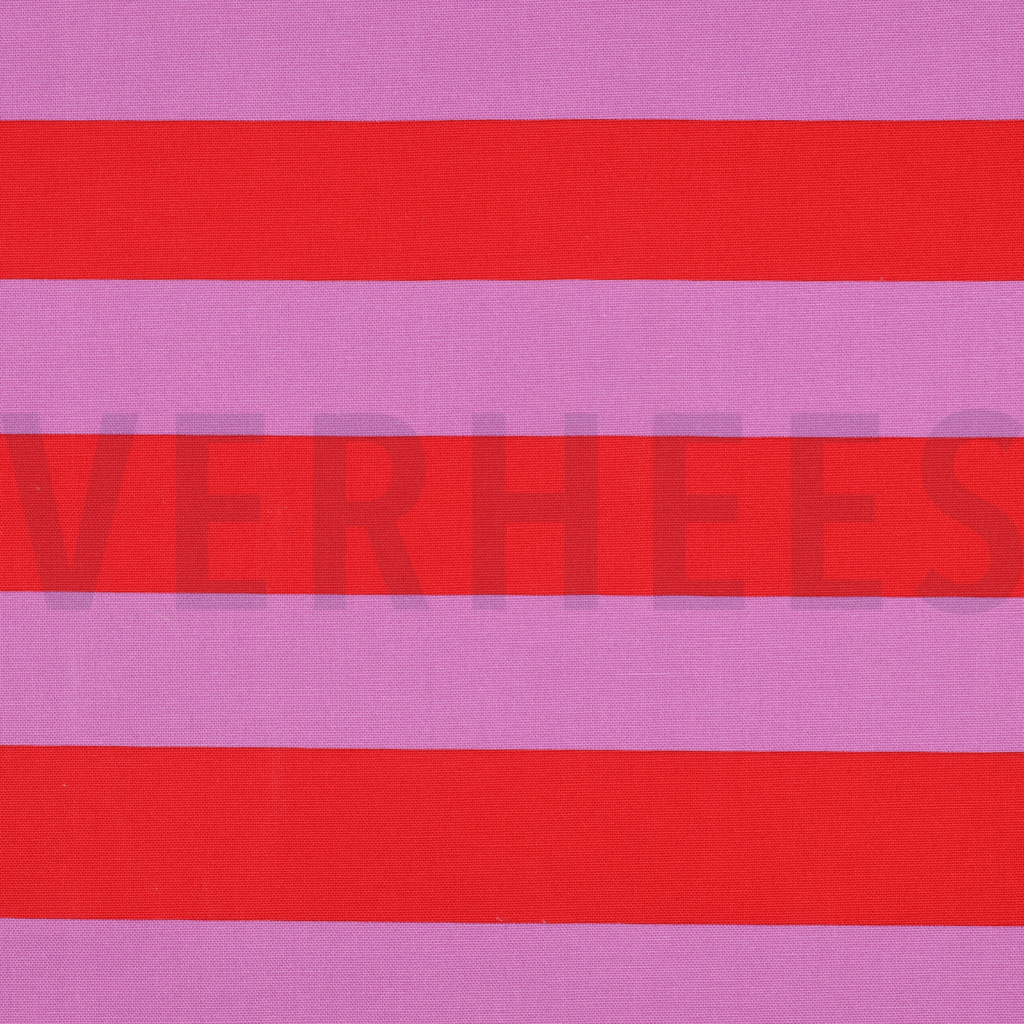 CANVAS STREIFEN ROT/MAUVE (high resolution)