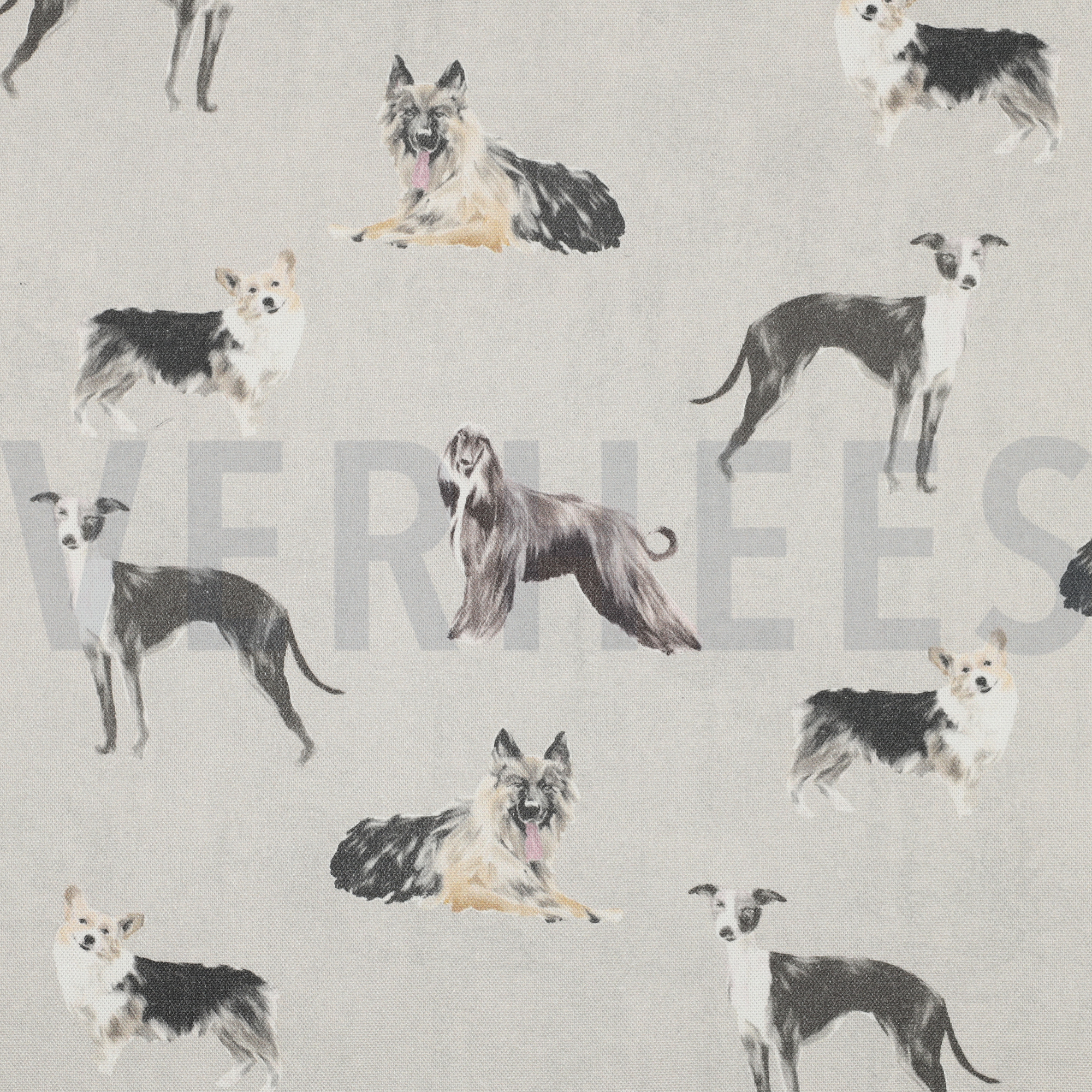 CANVAS DIGITAL HUNDE ECRU (high resolution)